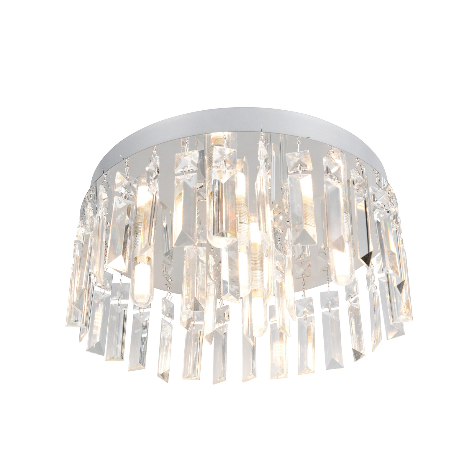 Taklampe Tommaso, hvit, Ø 35 cm, plast, IP44 Taklampe Tommaso, hvit, Ø 35 cm, plast, IP44