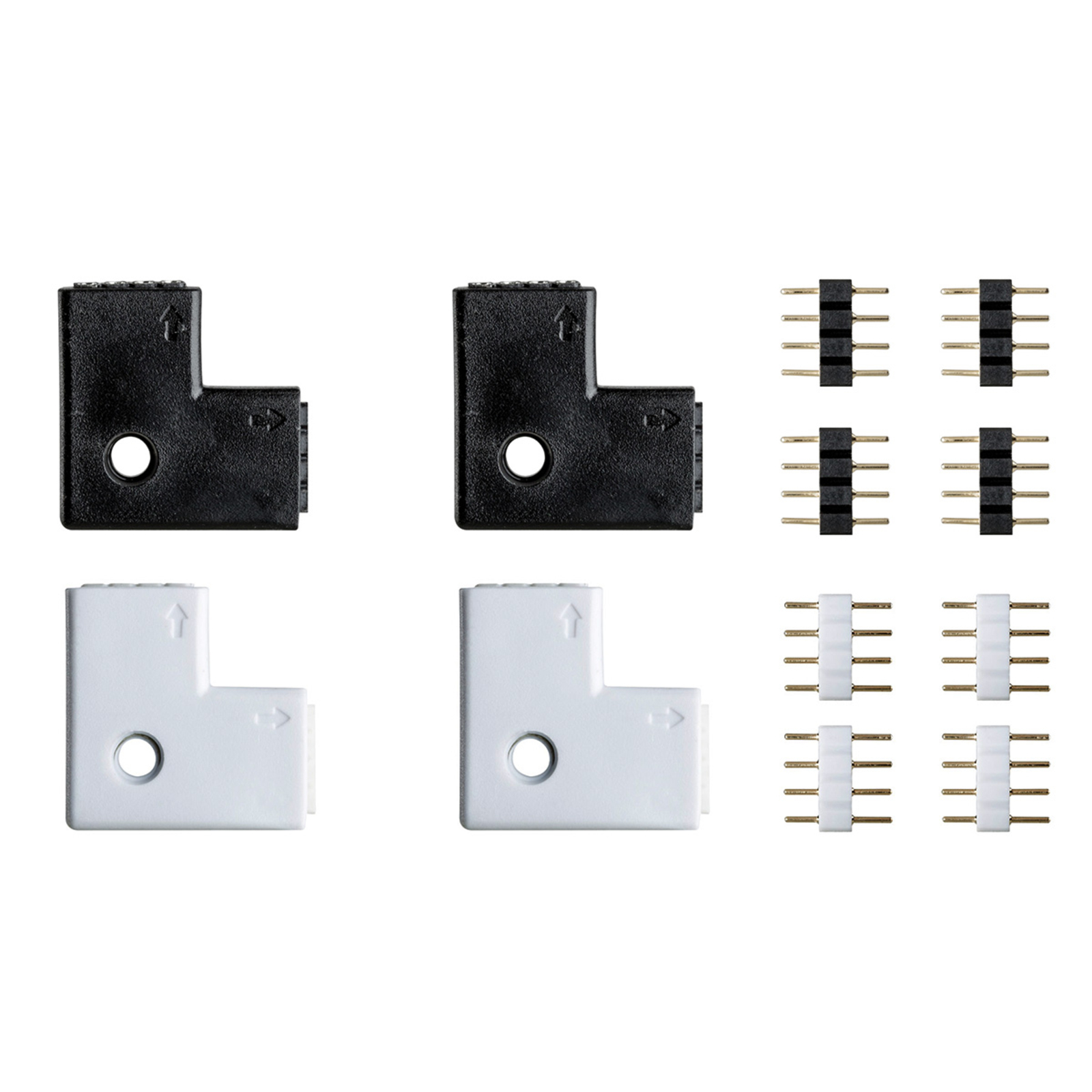 Set of 4 corner connectors for Caja strip system