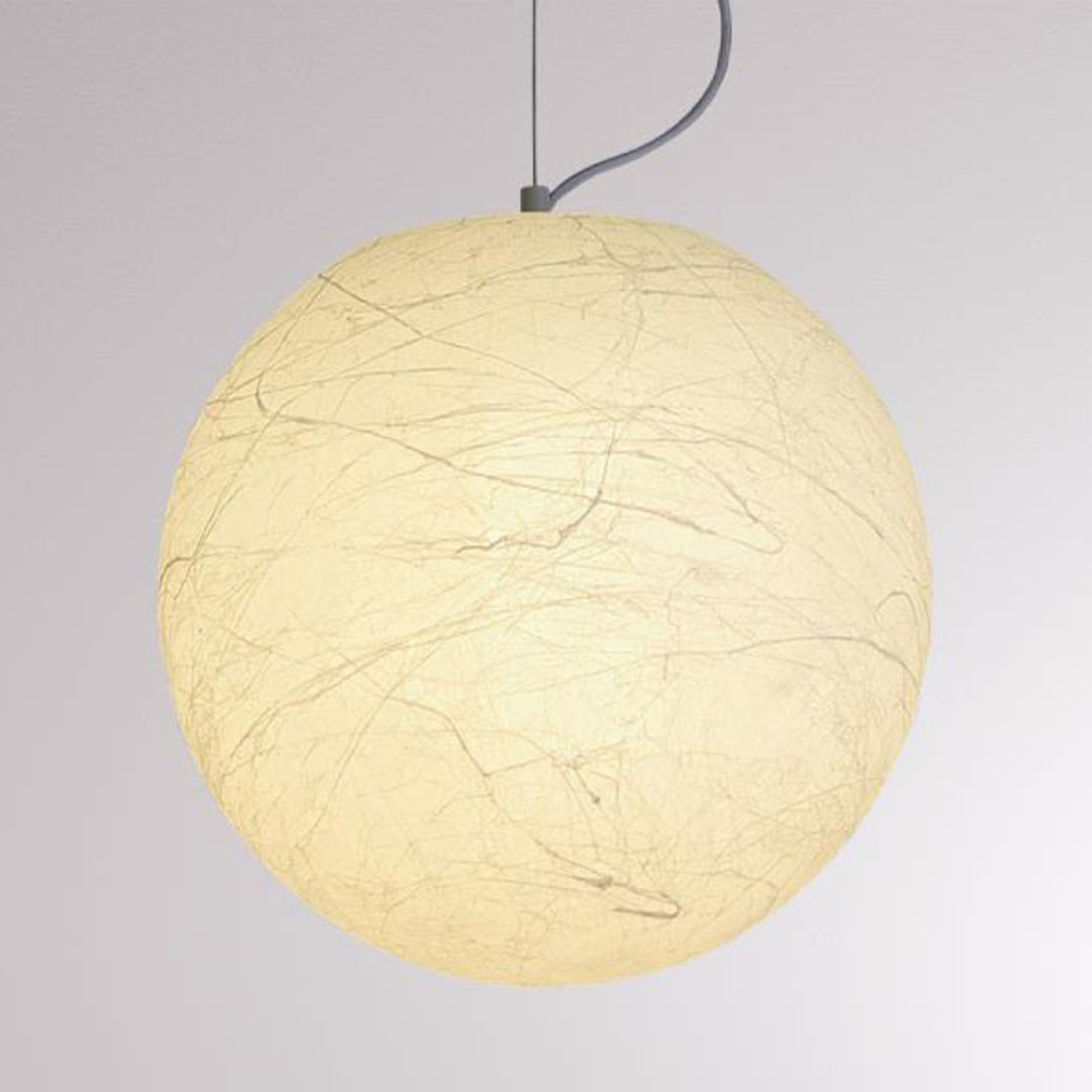 LOUM Diovis pendant light Ø 60 cm, for Living / Dining Room, plastic, E27, 9 W, energy efficiency: A++