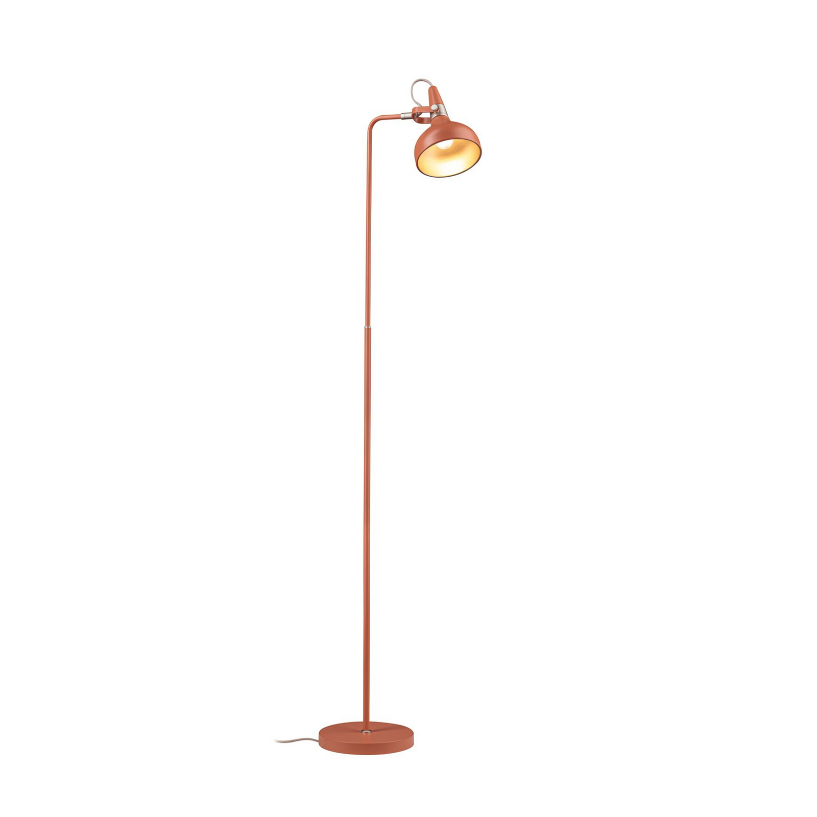 Paulmann Juna STYLE floor lamp, peach, height 158 cm, metal