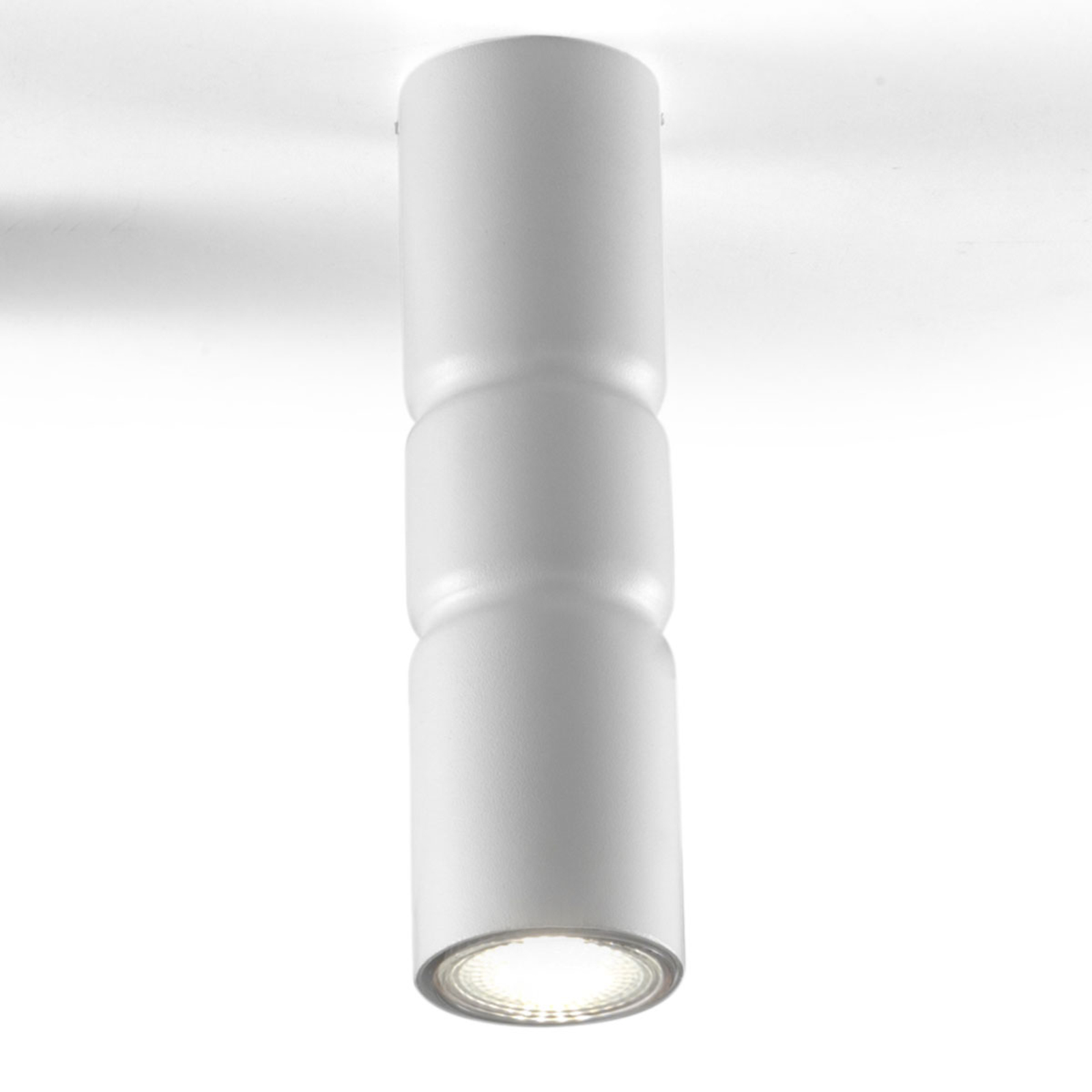 Turbo surface-mounted ceiling light, fixed, white