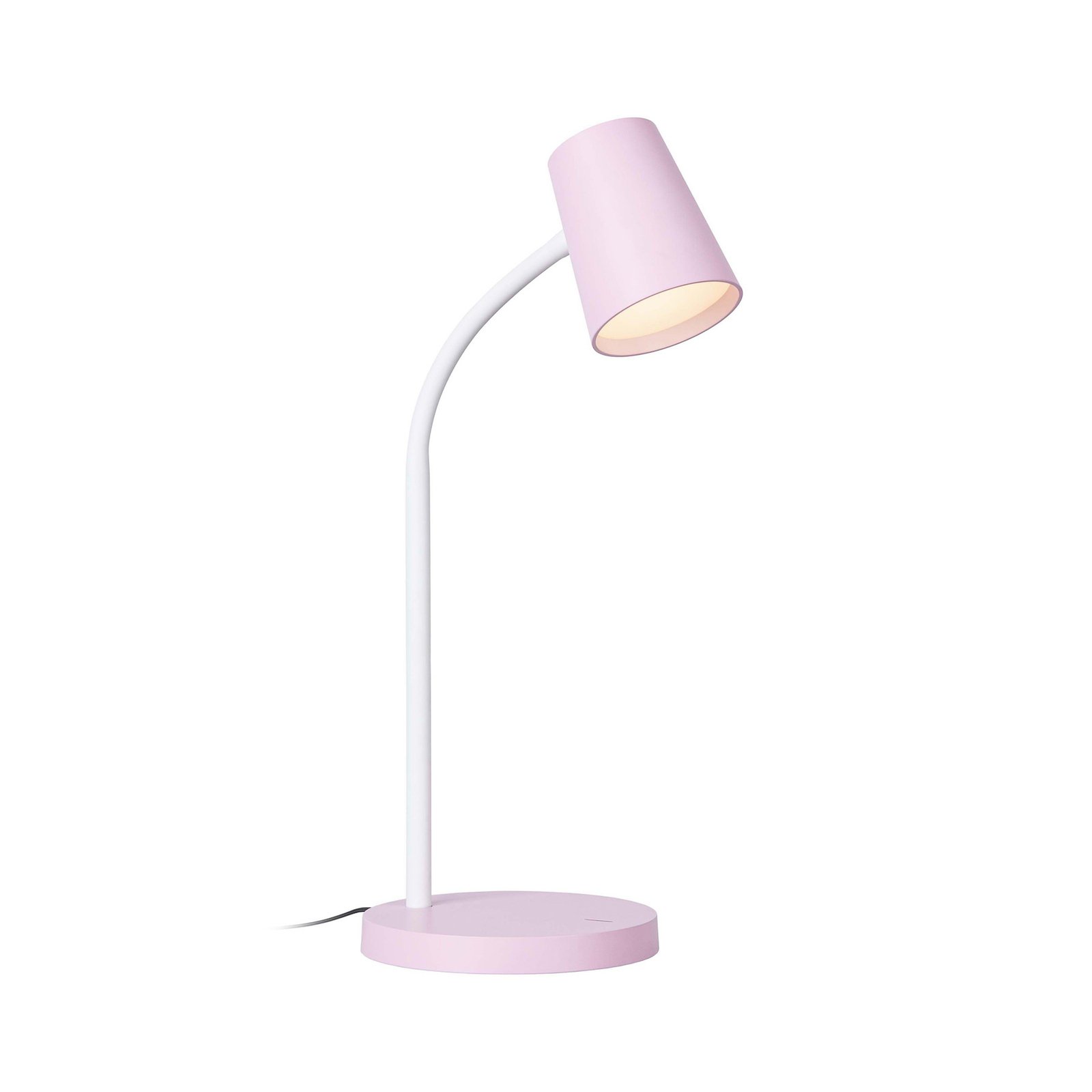 Lampe de table LED Luis, dimmable 3 niveaux, rose