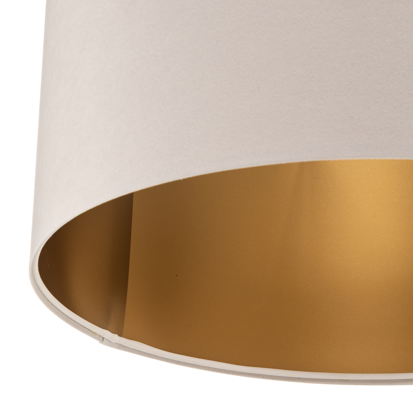 Salina pendant light, white/gold Ø 50cm