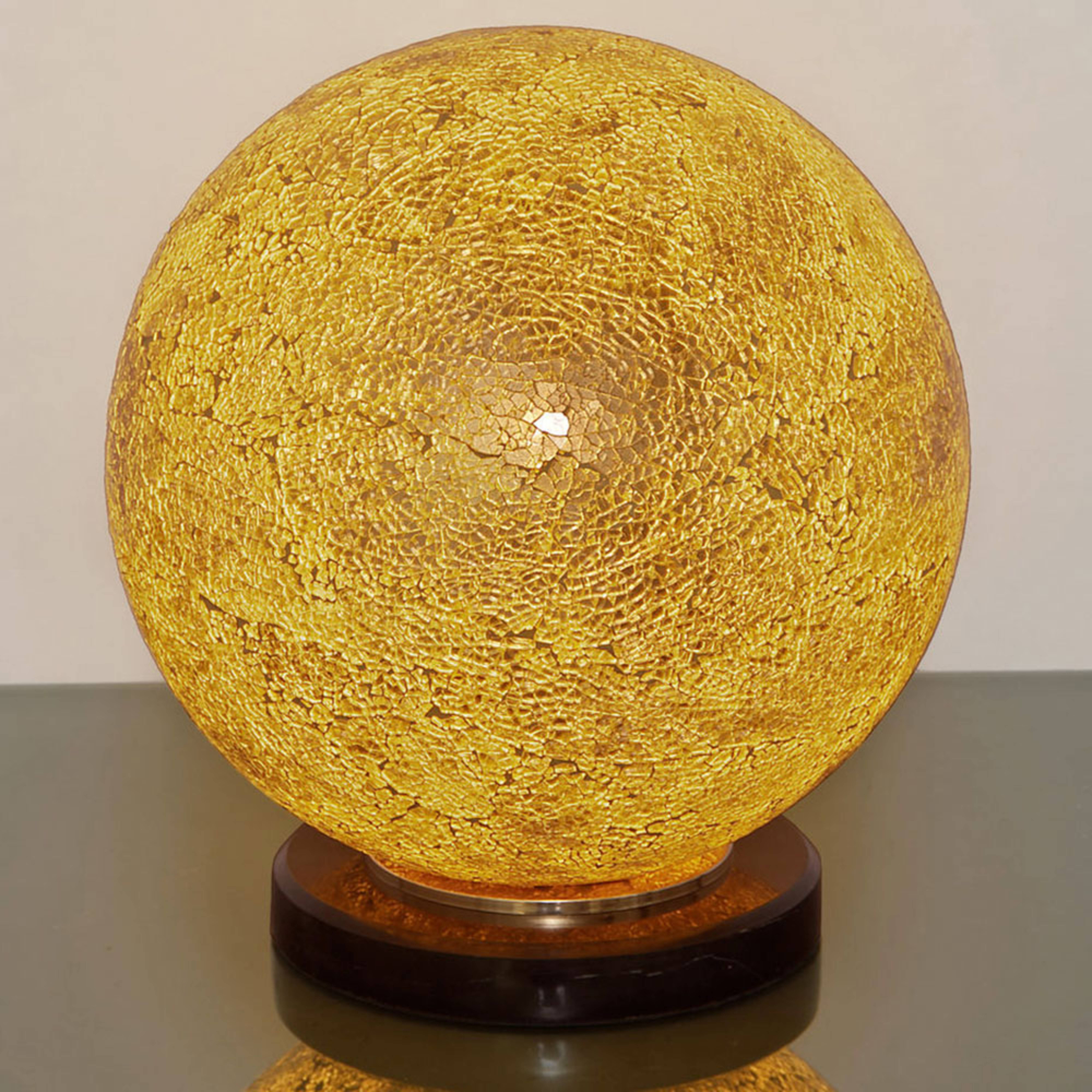 Tischleuchte Narziso, amber