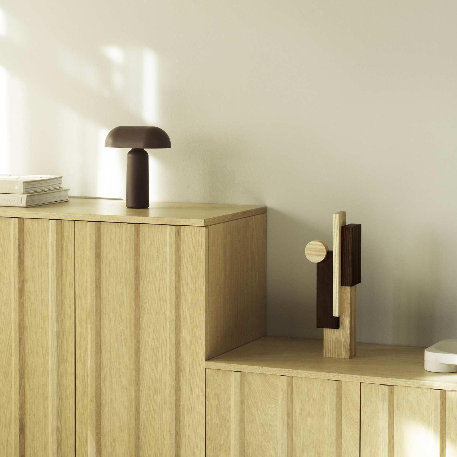 Skulptur Join klein, natur/braun, Höhe 28 cm - Normann Copenhagen Skulptur Join klein, natur/braun, Höhe 28 cm - Normann Copenhagen