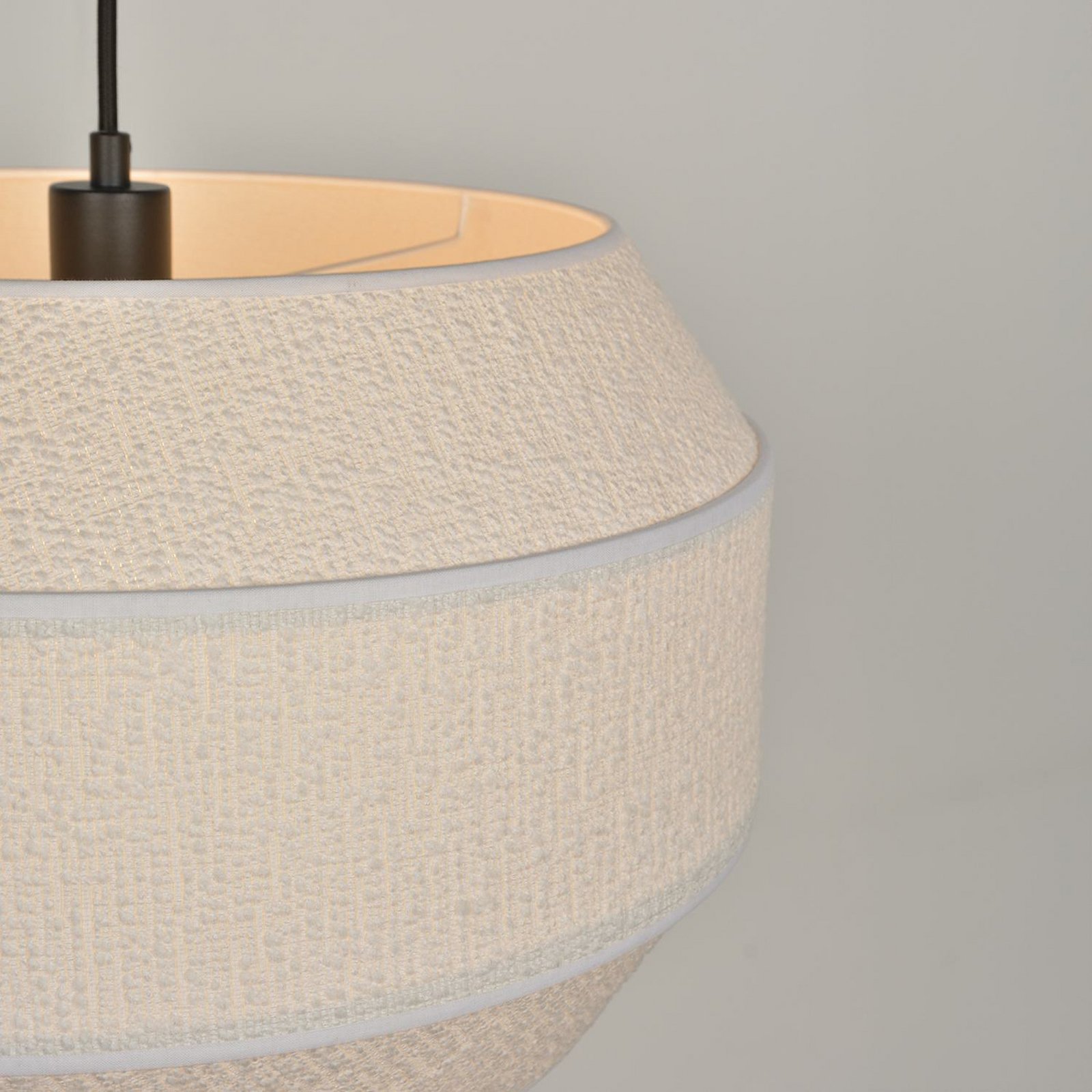 Cosiness Hängelampe Ø 46 cm, weiß, Stoff - MARKET SET