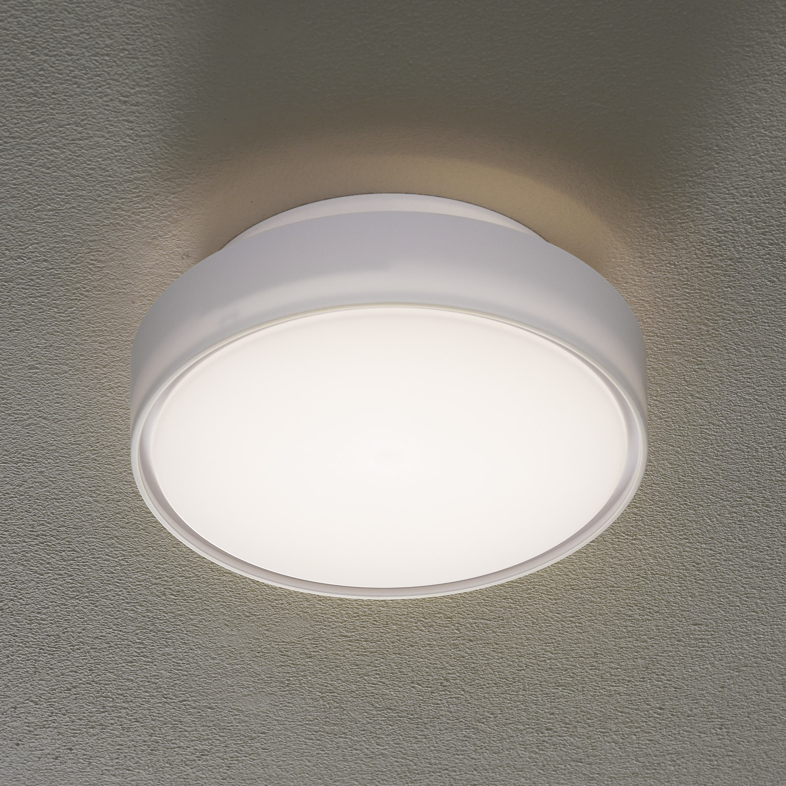 Fabas Luce Plafonieră LED Hatton IP65 25 cm - Camera de zi / sufragerie - modern - Plastic