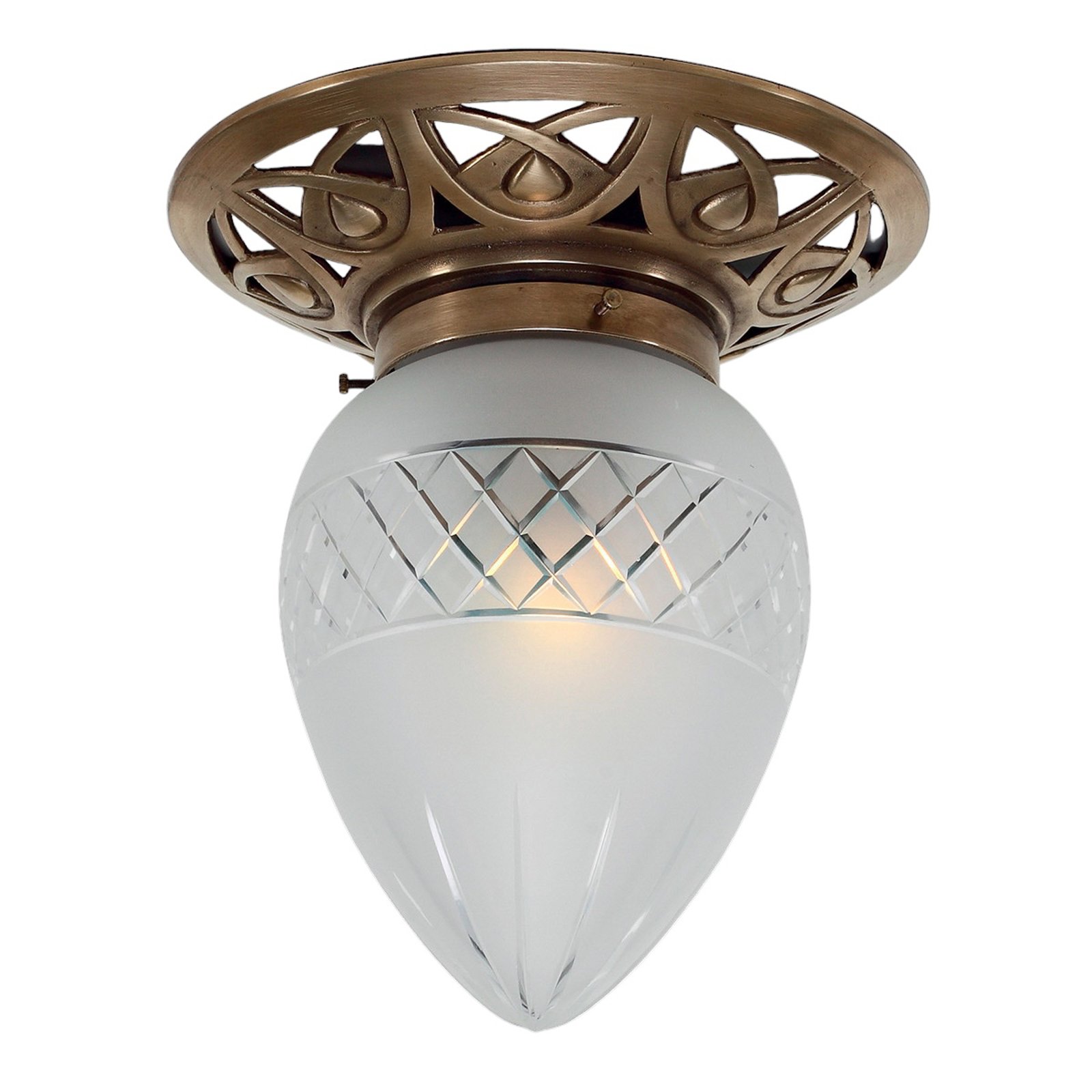 Pauline - small ceiling light made of brass