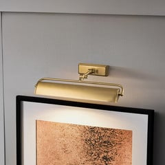 Nástenné svietidlo Winchfield, šírka 45 cm, mosadz/mosadz