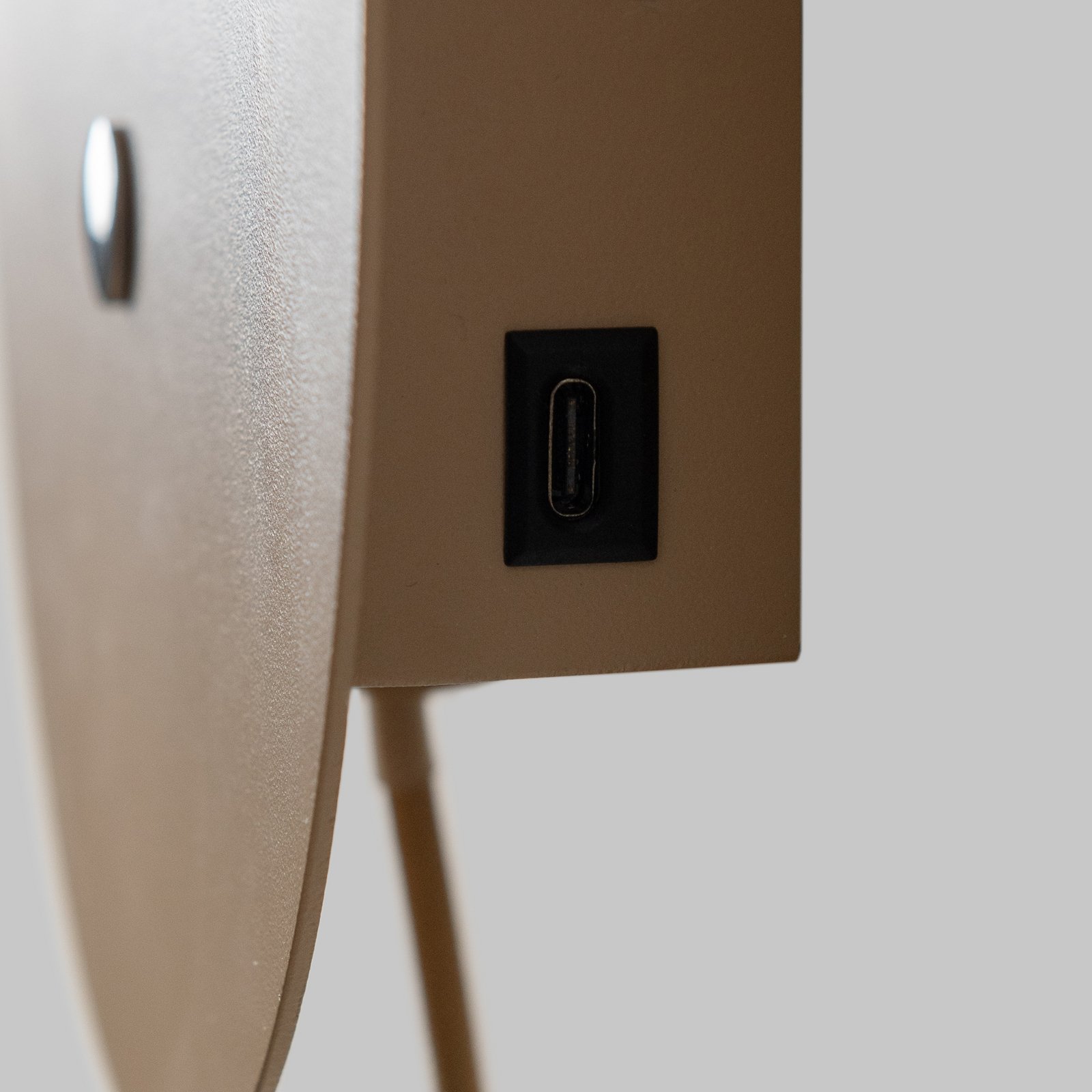 IT'S ABOUT ROMI Wandlampe Tokyo, beige, Stecker, Ablage
