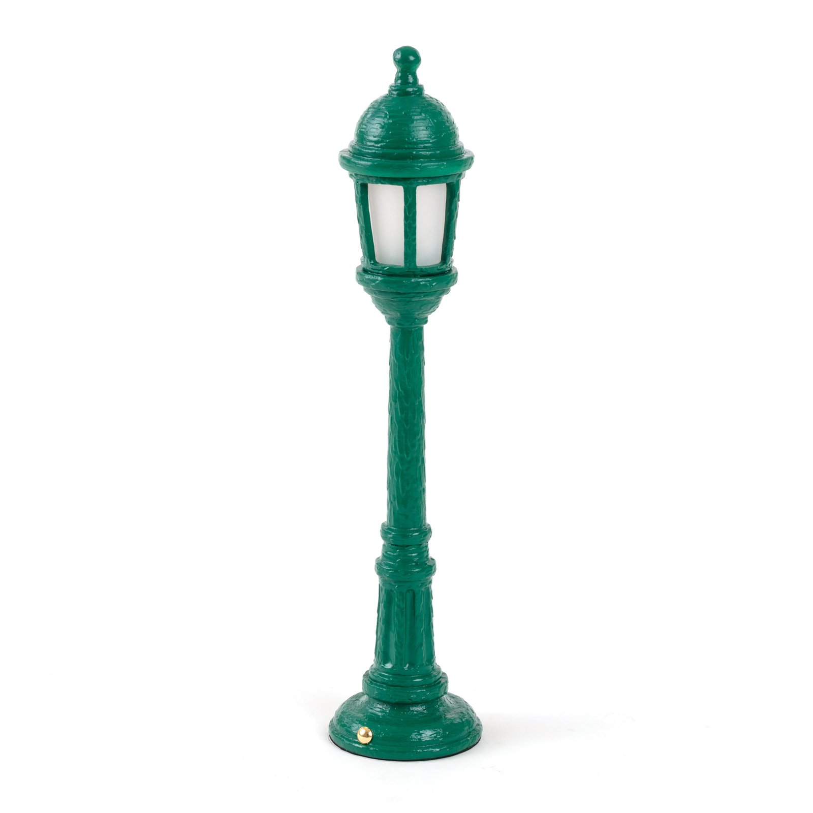 LED-ulkokoristevalaisin Street Lamp akku, vihreä