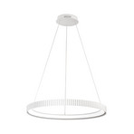Candeeiro suspenso LED Niike, branco, Ø 70 cm, metal, CCT