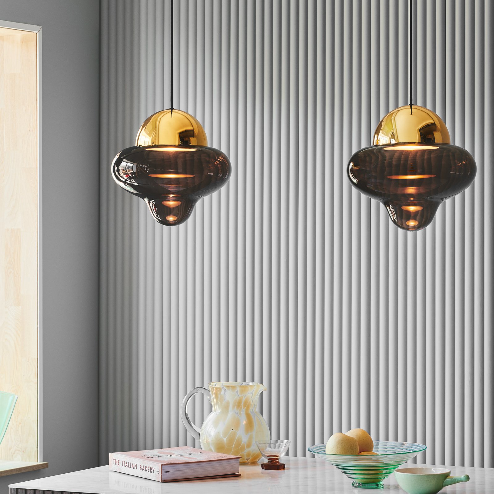 Nutty Hanglamp Brown/Gold - Design By Us