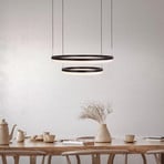 LED pendant light CCT, two rings, remote control