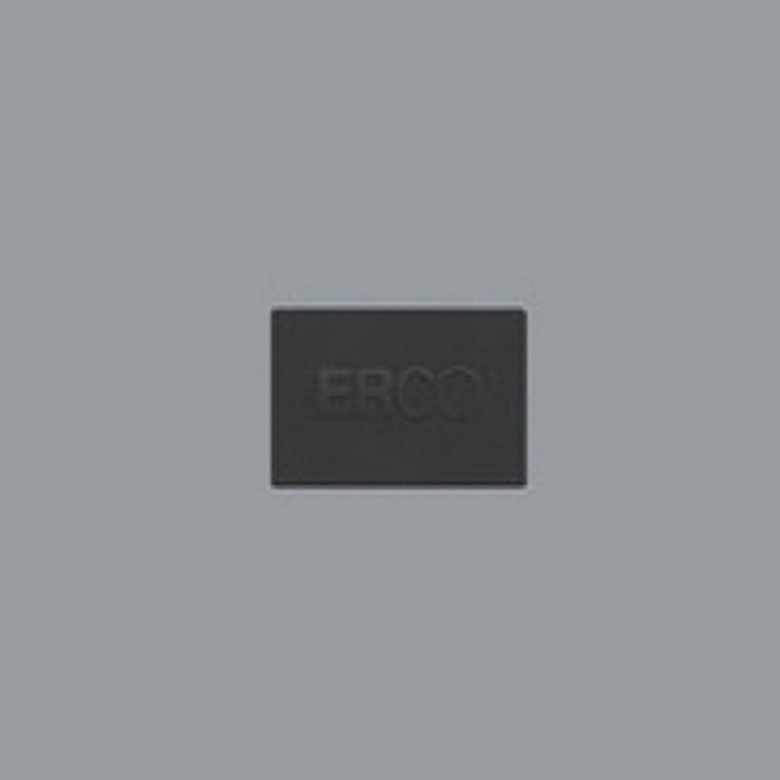 ERCO véglemez a Minirail sínhez, fekete színű
