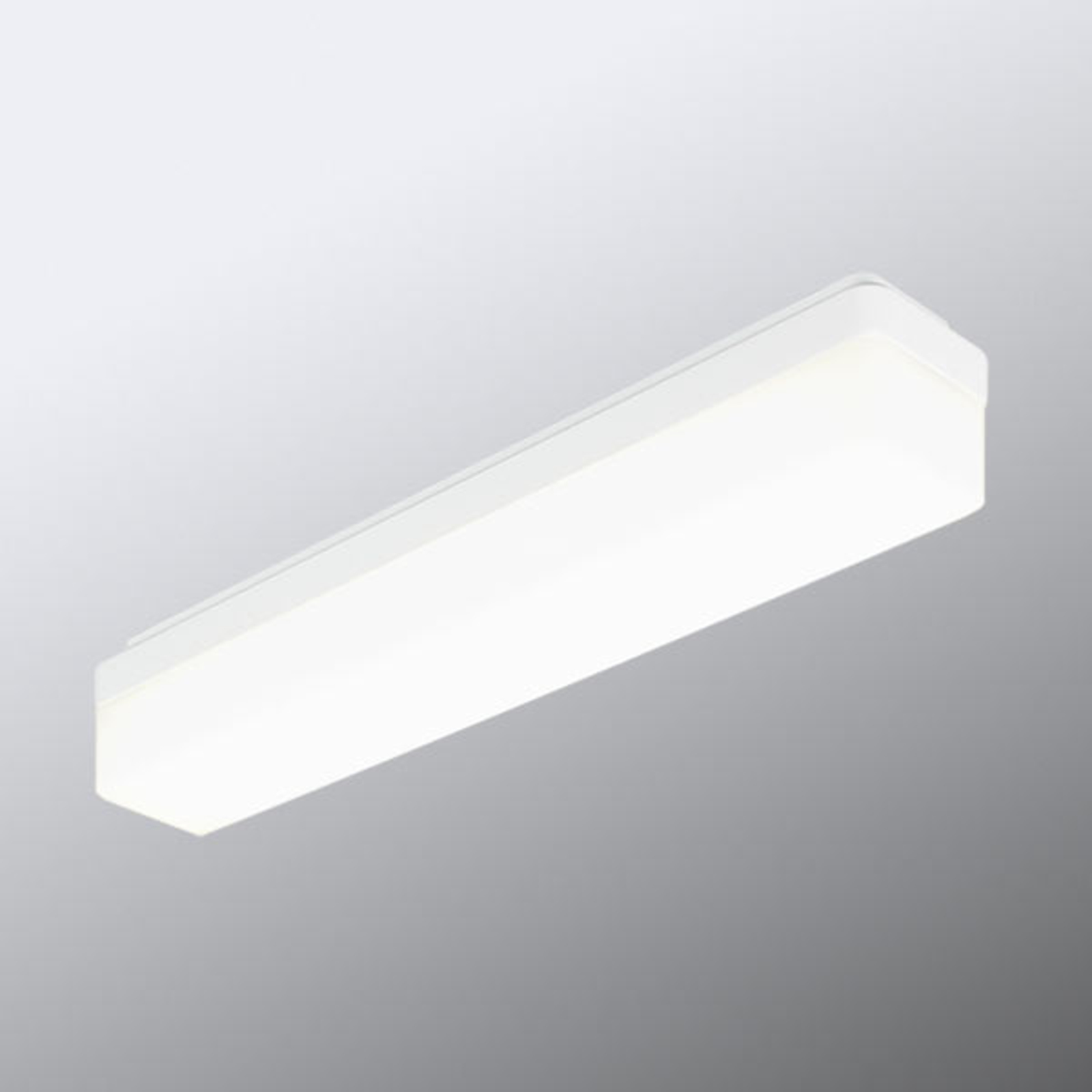 GLamOX LED wall light A70-W365 1000 HF 14 W 3,000 K, for Hallway, aluminium, polycarbonate, 15 W, energy efficiency: A+, W: 36.8 cm, H: 6.6 cm