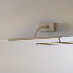 Matisse LED seinavalgusti, laius 45 cm, hõbedane