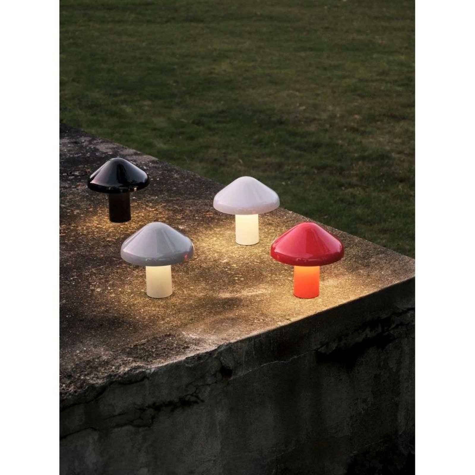 Pao Portable Table Lamp Cool Grey - HAY