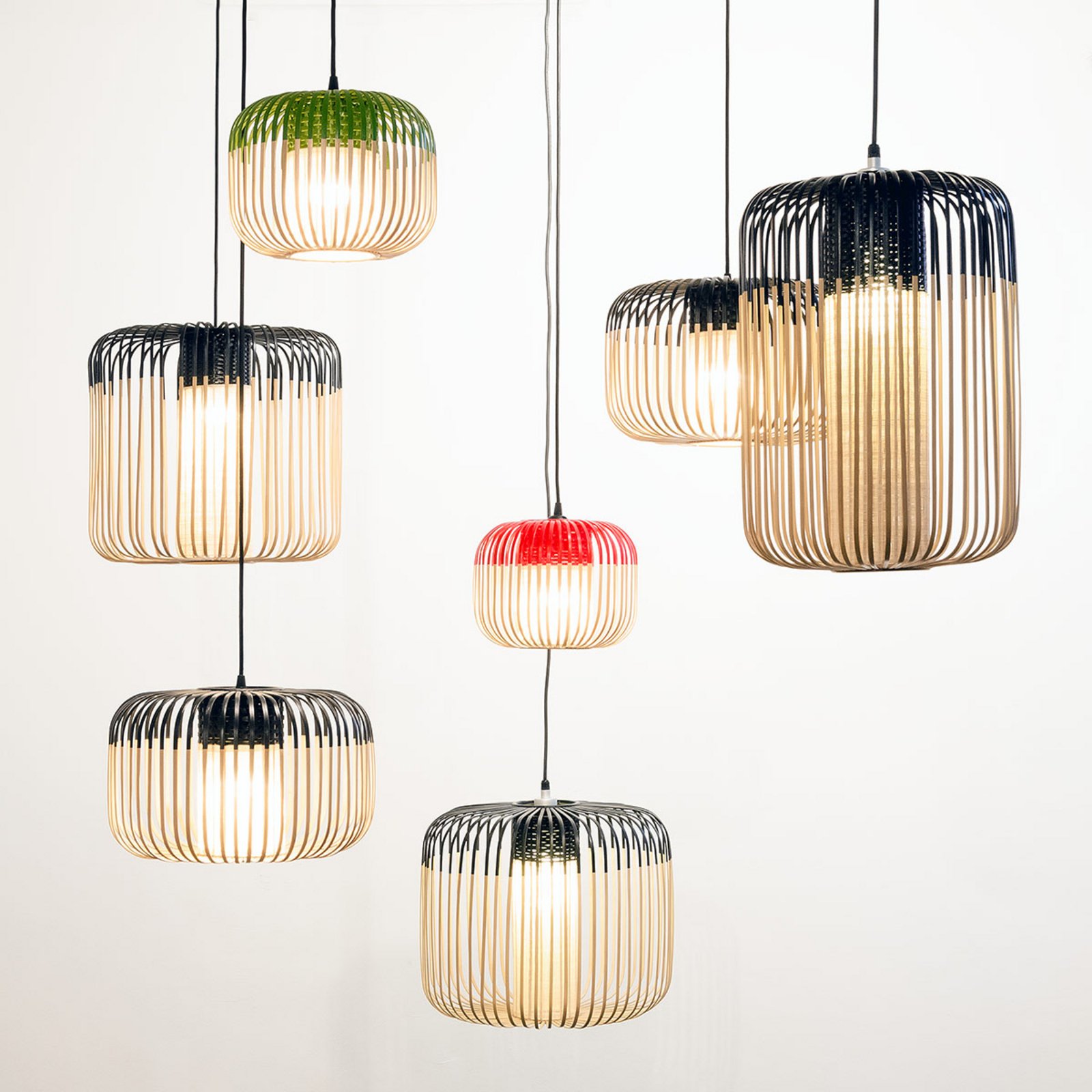 Forestier Bamboo Light Pendelleuchte aus Bambus