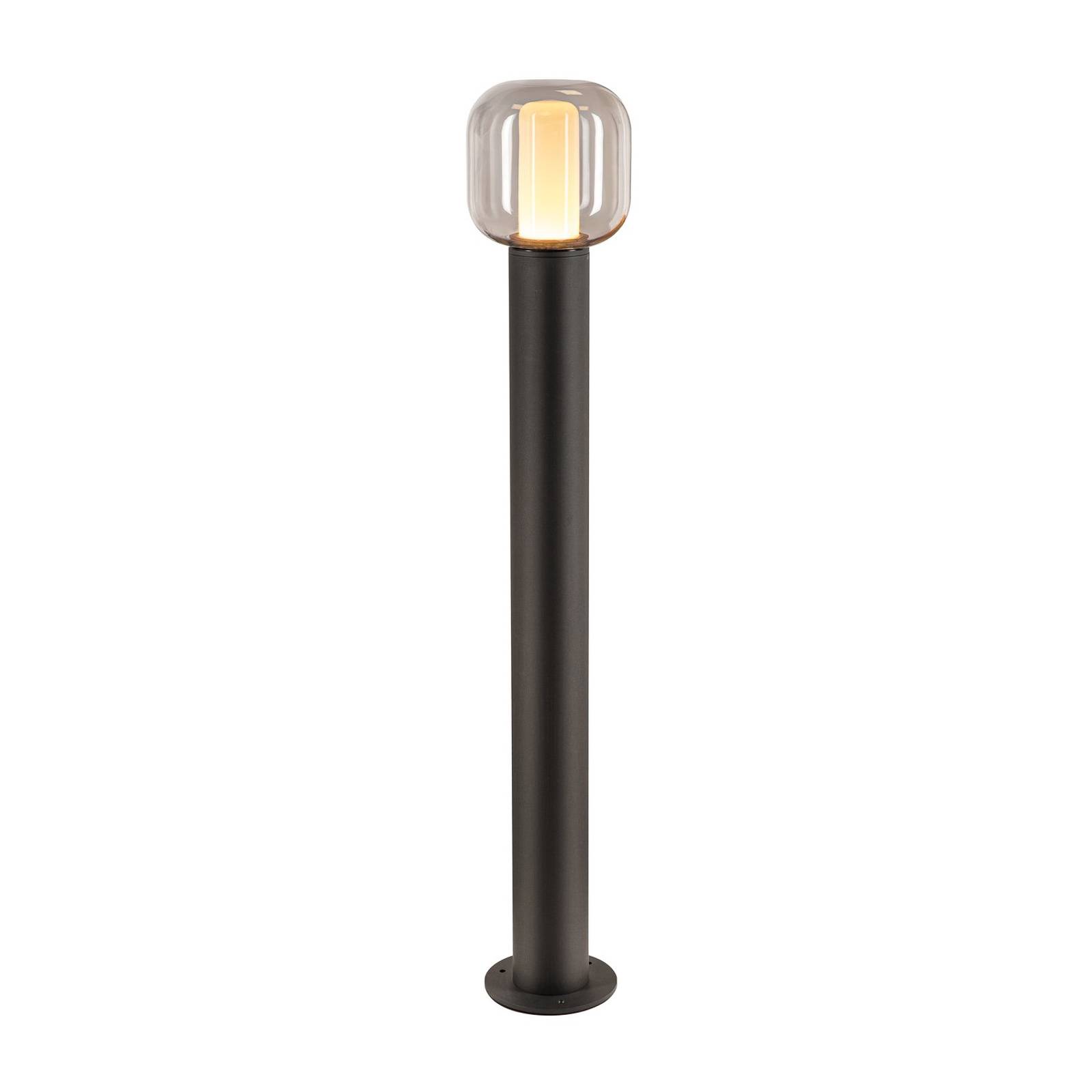 SLV Ovalisk LED path light Cct, height 100 cm - Outdoor Bollard / Path Light - Modern - Black