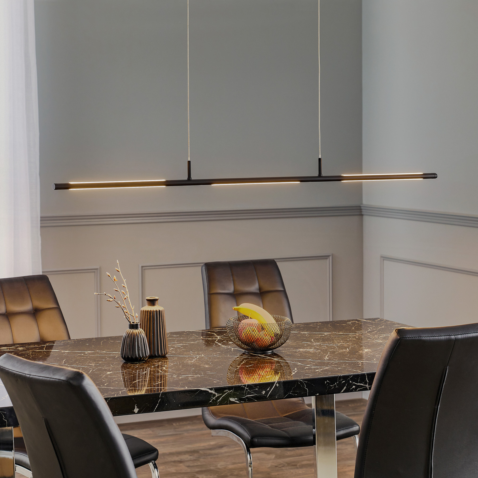 Rothfels Conrado LED pendant lamp, black