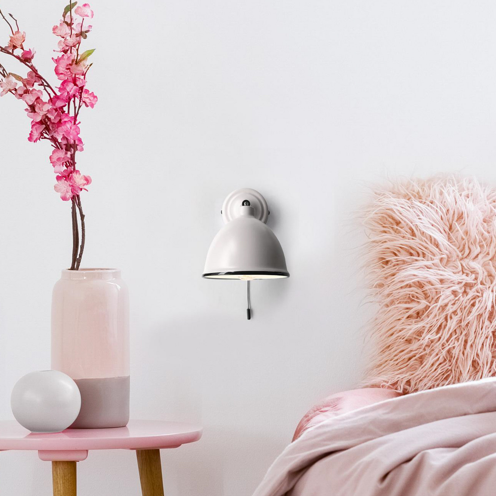 Brilliant Aplică Telio gri/taupe lățime 125 cm metal - Camera de zi / sufragerie - gri taupe