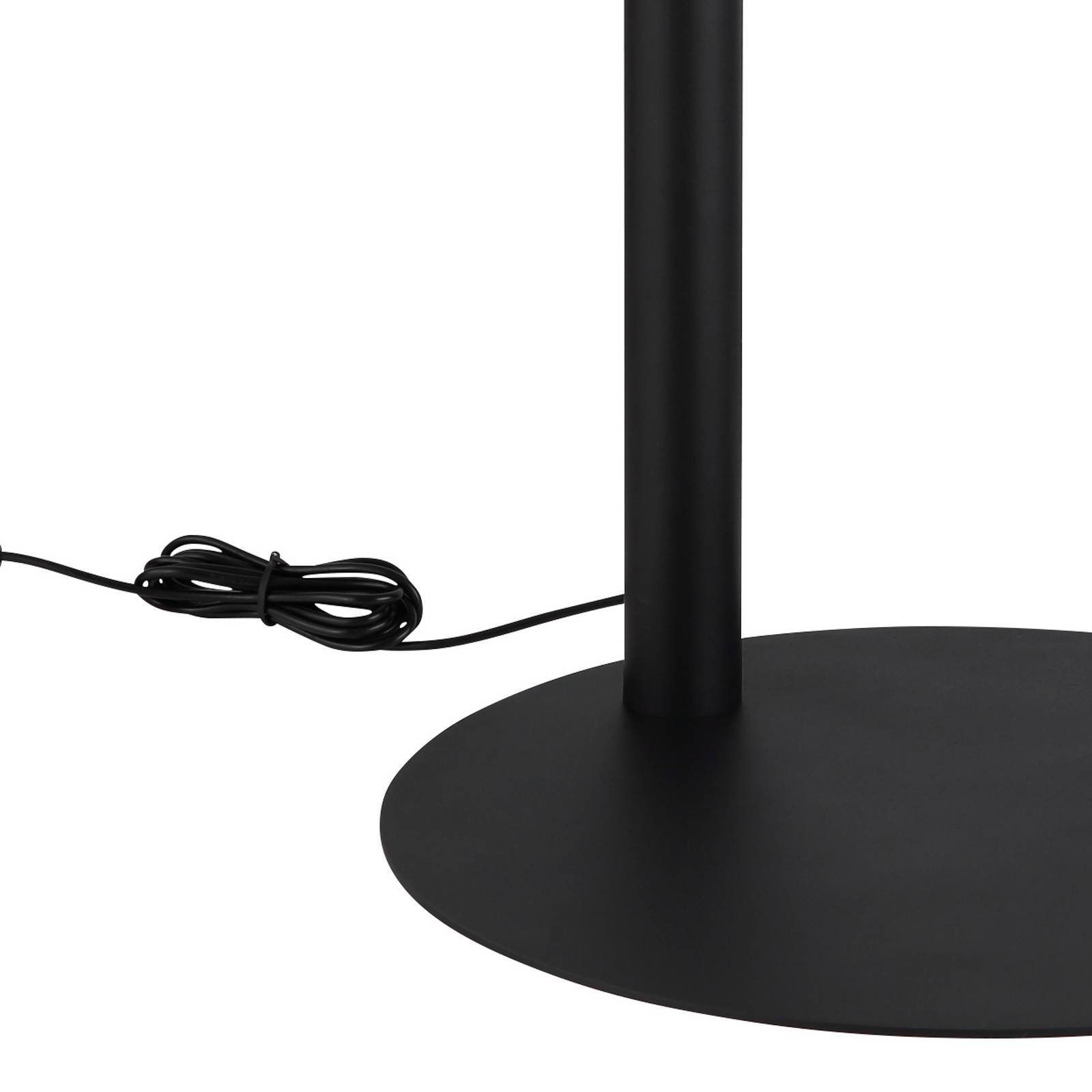 Lampa stojąca LED Della, wysokość 190 cm, czarny/ciemnoszary, 3-punktowa.