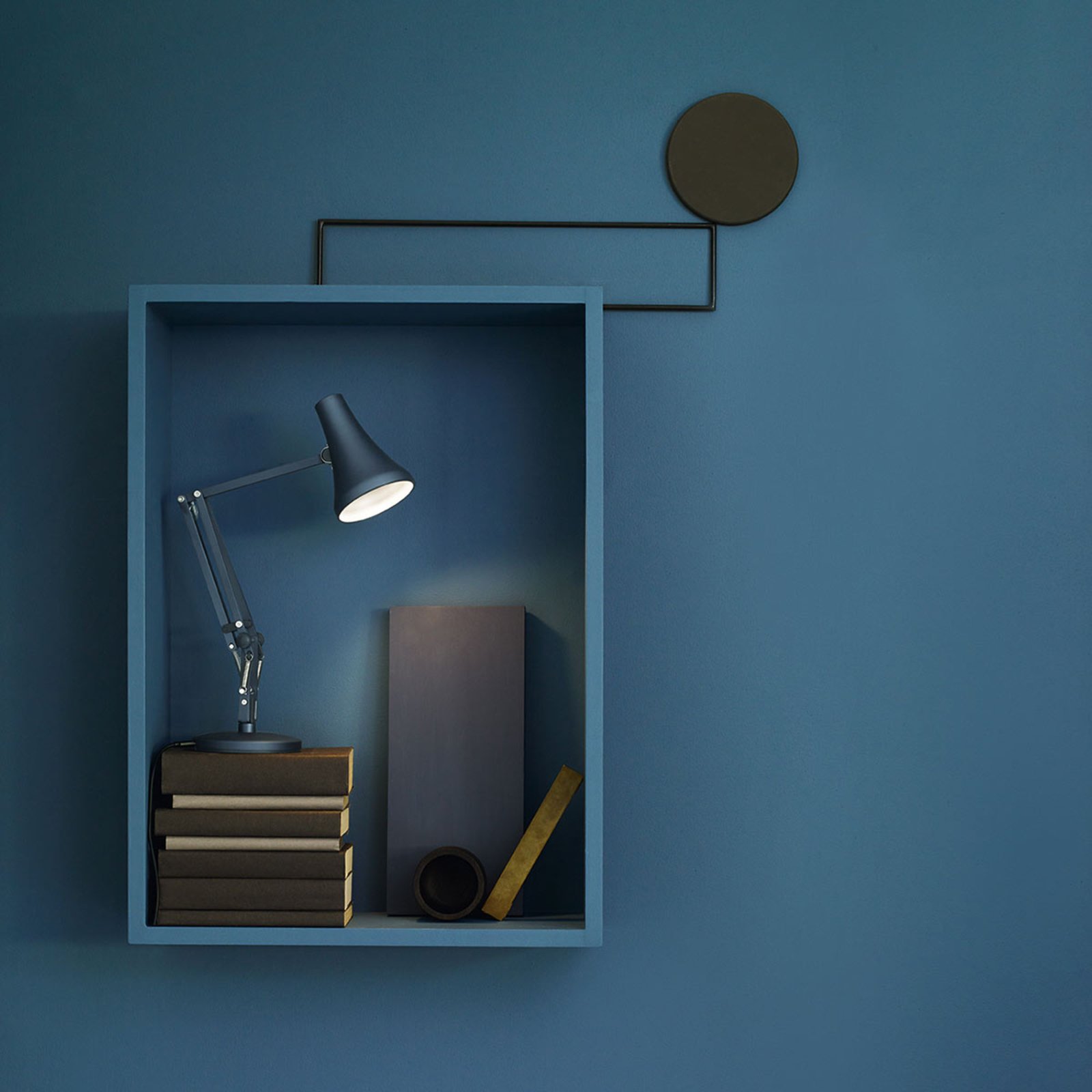 90 Mini Mini Tischleuchte Steel Blue & Grey - Anglepoise