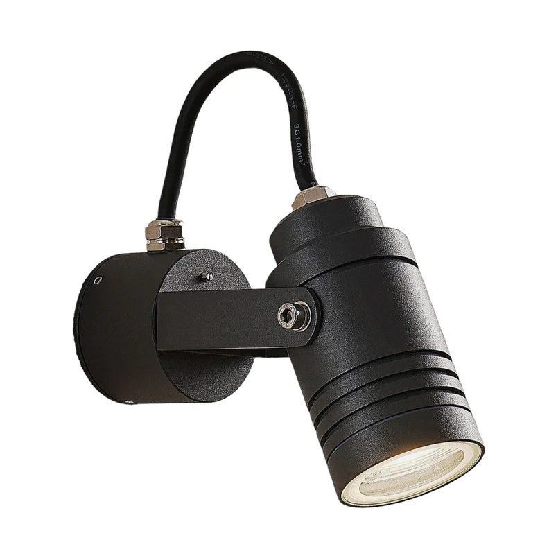 Lucande – Galina Außen Wandleuchte Dark Grey