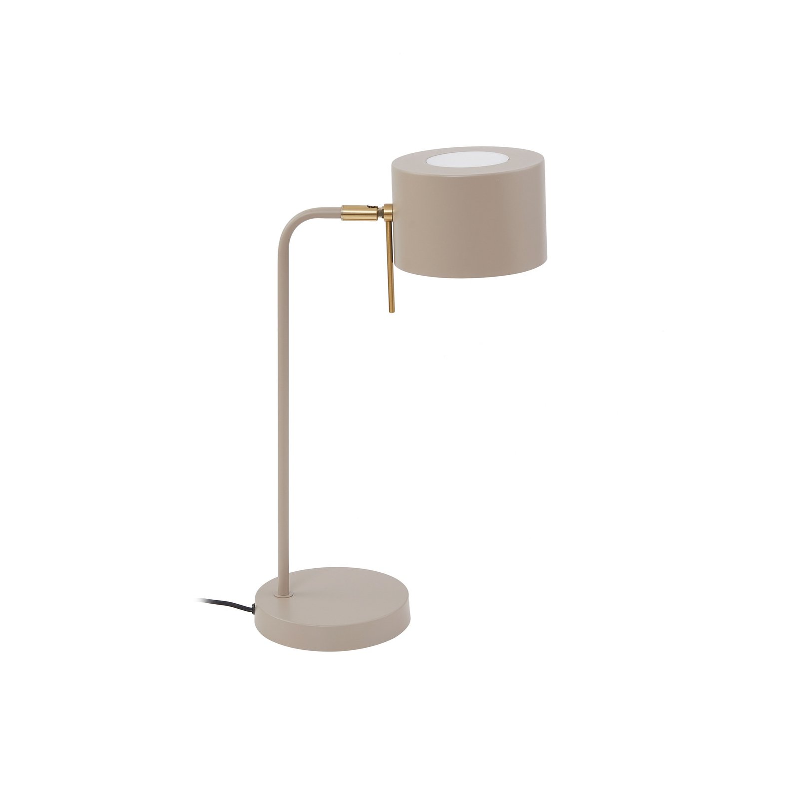 Lindby table lamp Kaida, brown, metal