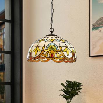 Lindby Audrey Tiffany-style hanging lamp