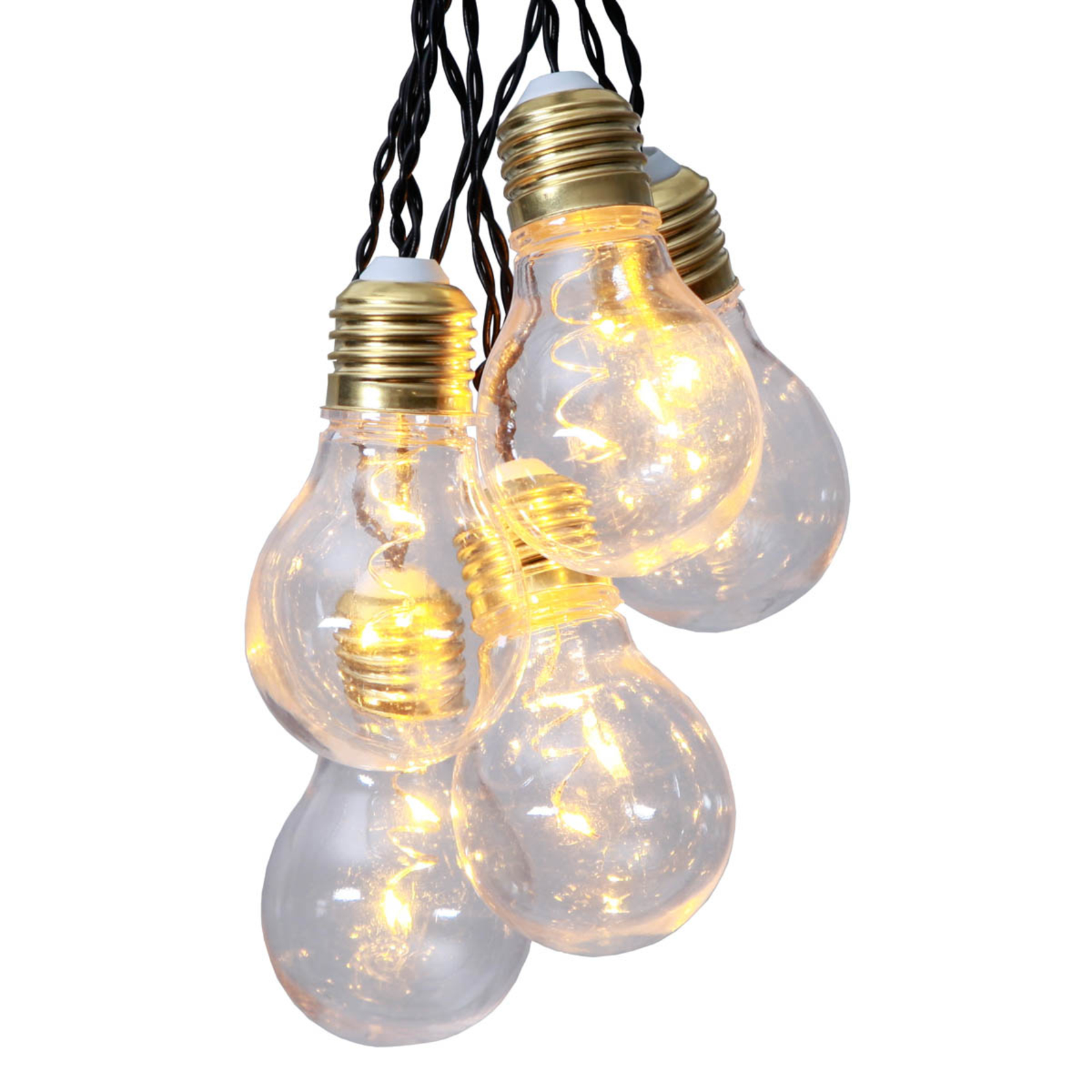 Fivebulb LED string lights Glow Battery Lights.co.uk