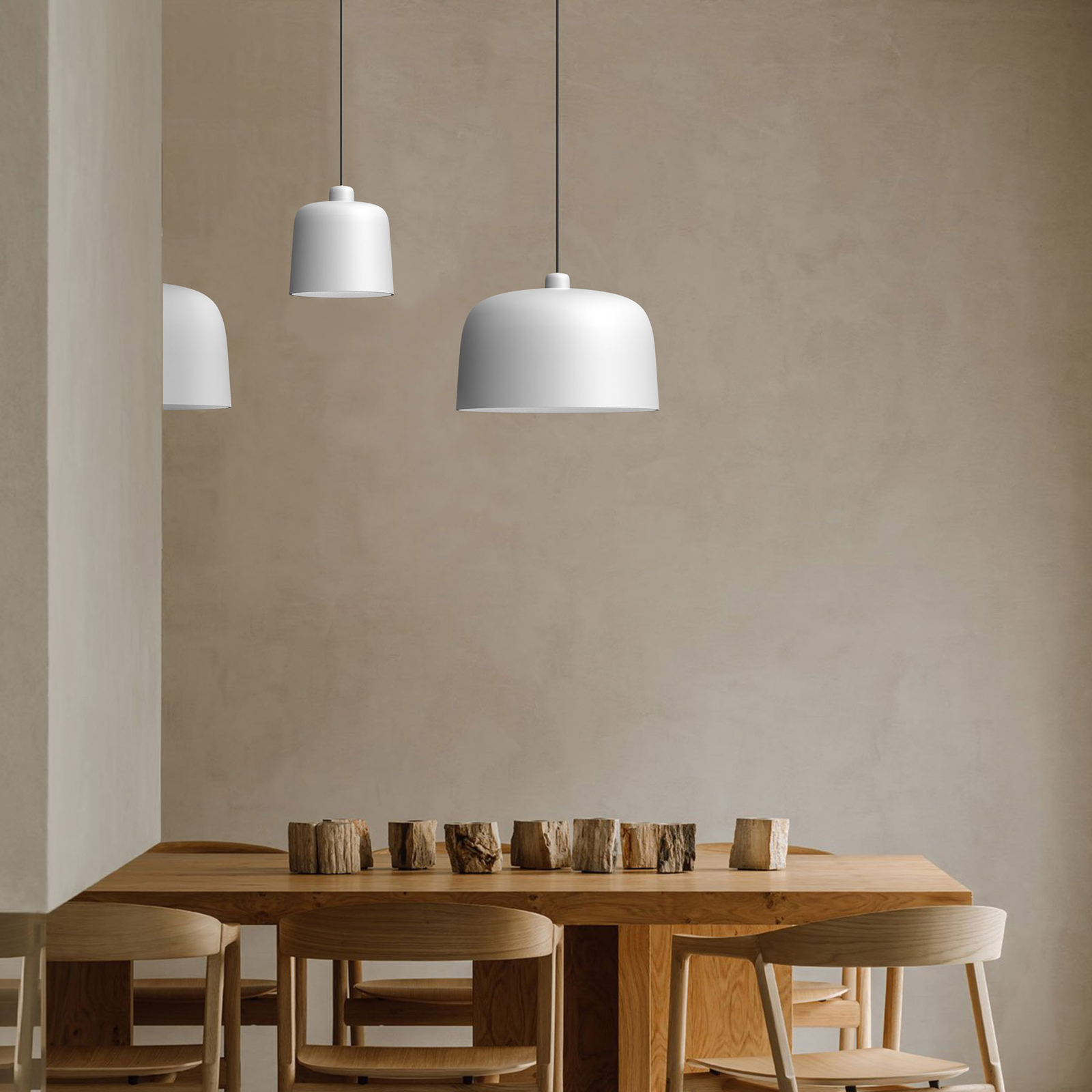 Zile Pendant Ø20 Matt White - Luceplan