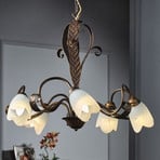 Pendant light Sonia 5-bulb, bronze