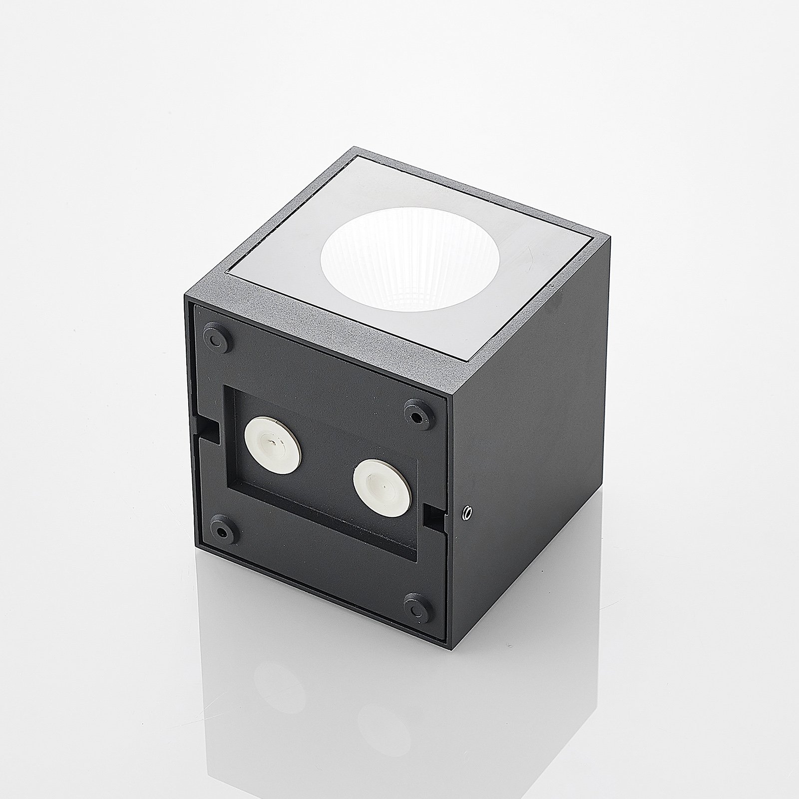 Arcchio Tassnim LED kinkiet zewnętrzny szary 2-punktowa.