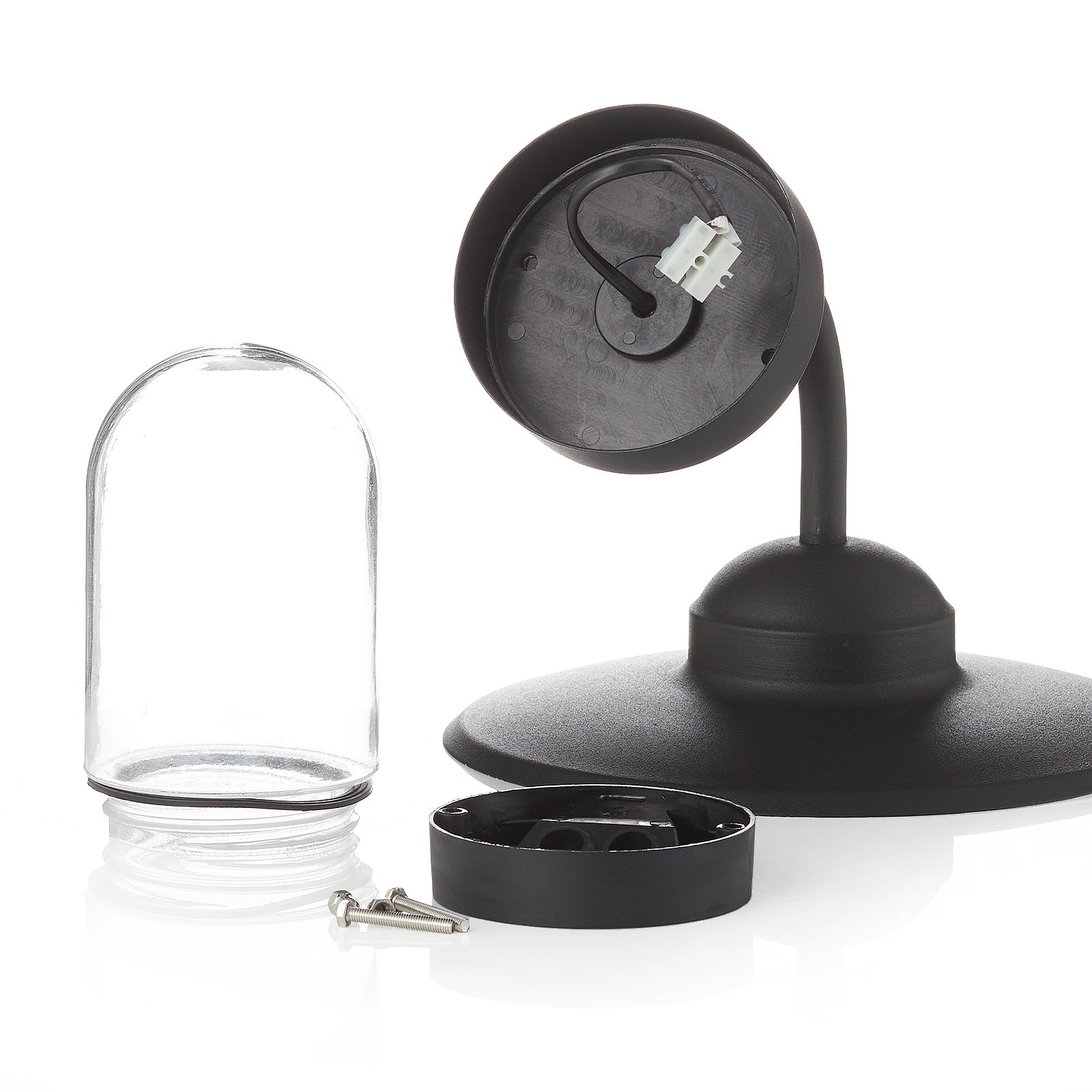 Luxembourg Outdoor Wall Lamp Black - Nordlux