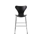 Series 7 Junior Chair Black/Chrome - Fritz Hansen