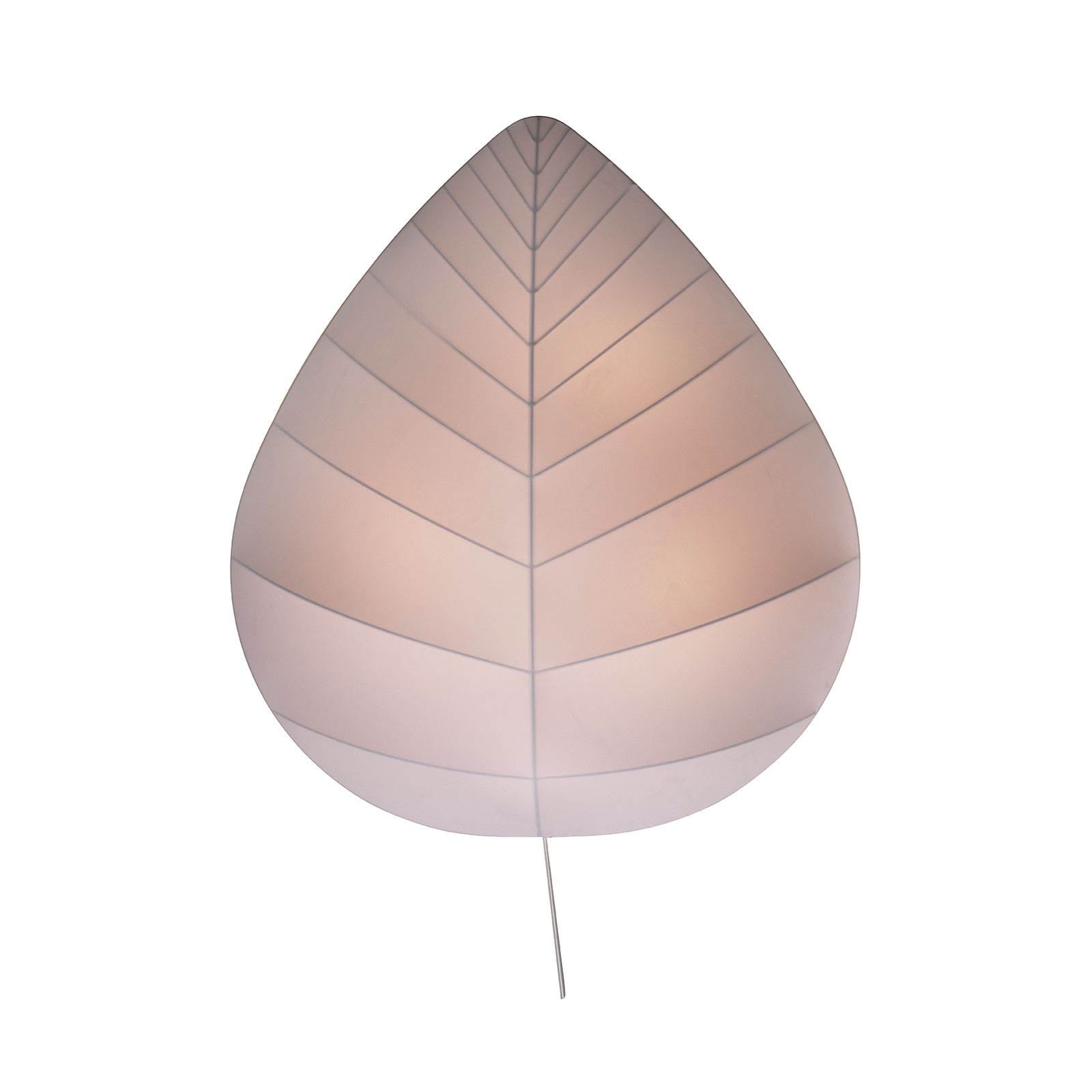 Karman Eden wall light made of synthetic fibre, for Living / Dining Room, synthetic fibre, steel, E27, 46 W, energy efficiency: A++, W: 82 cm, H: 114.5 cm