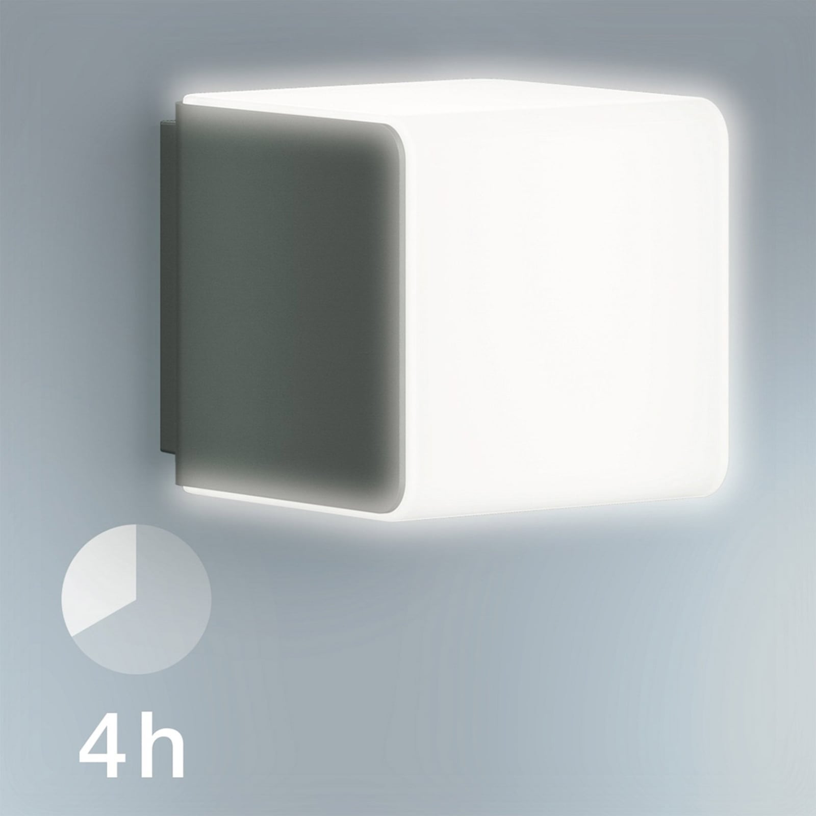L 830 SC Lampada da esterno con sensore intelligente, antracite, IP44 - STEINEL