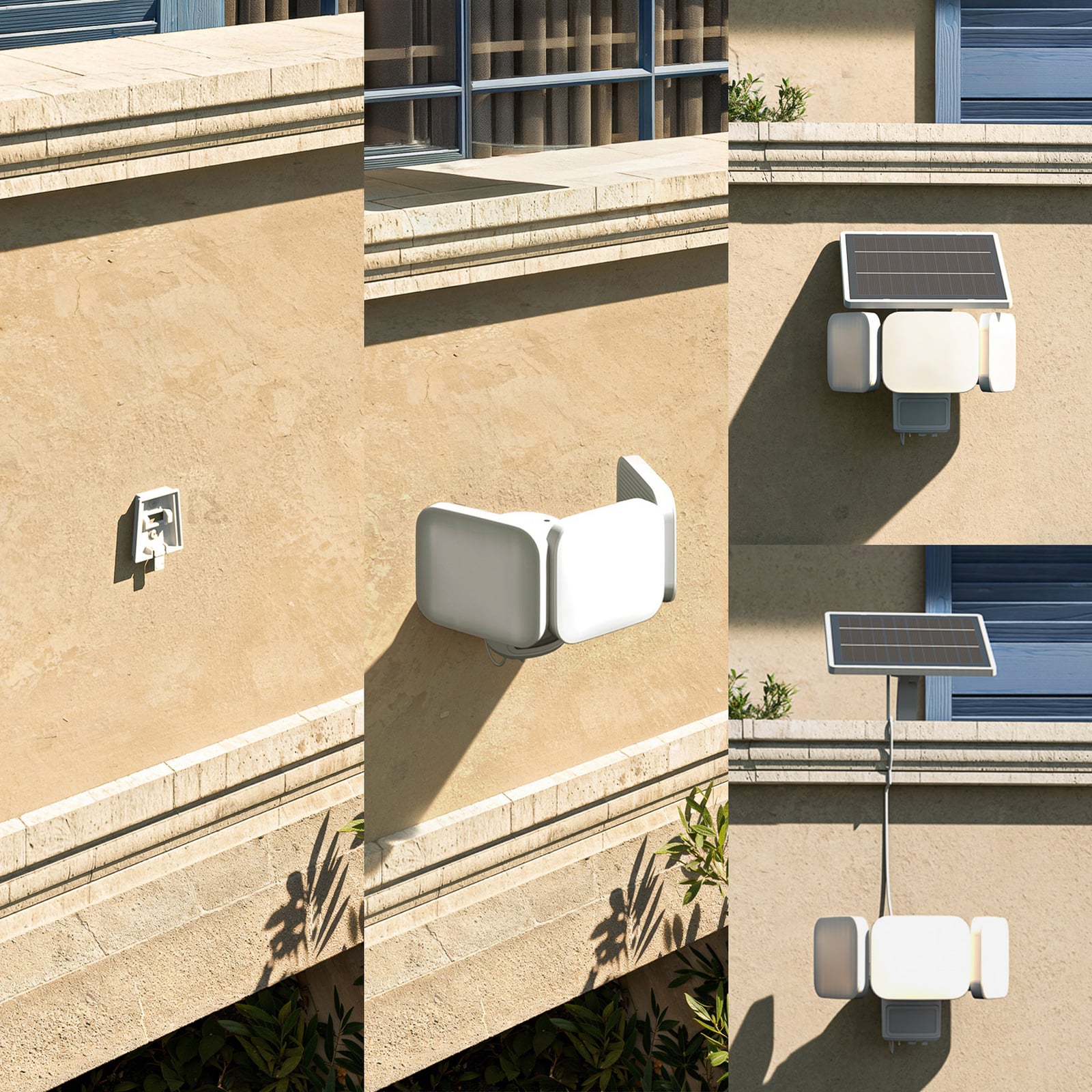 Philips LED-sončna svetilka Zyren, bela, 5.000 K, senzor, IP65 Philips LED-sončna svetilka Zyren, bela, 5.000 K, senzor, IP65