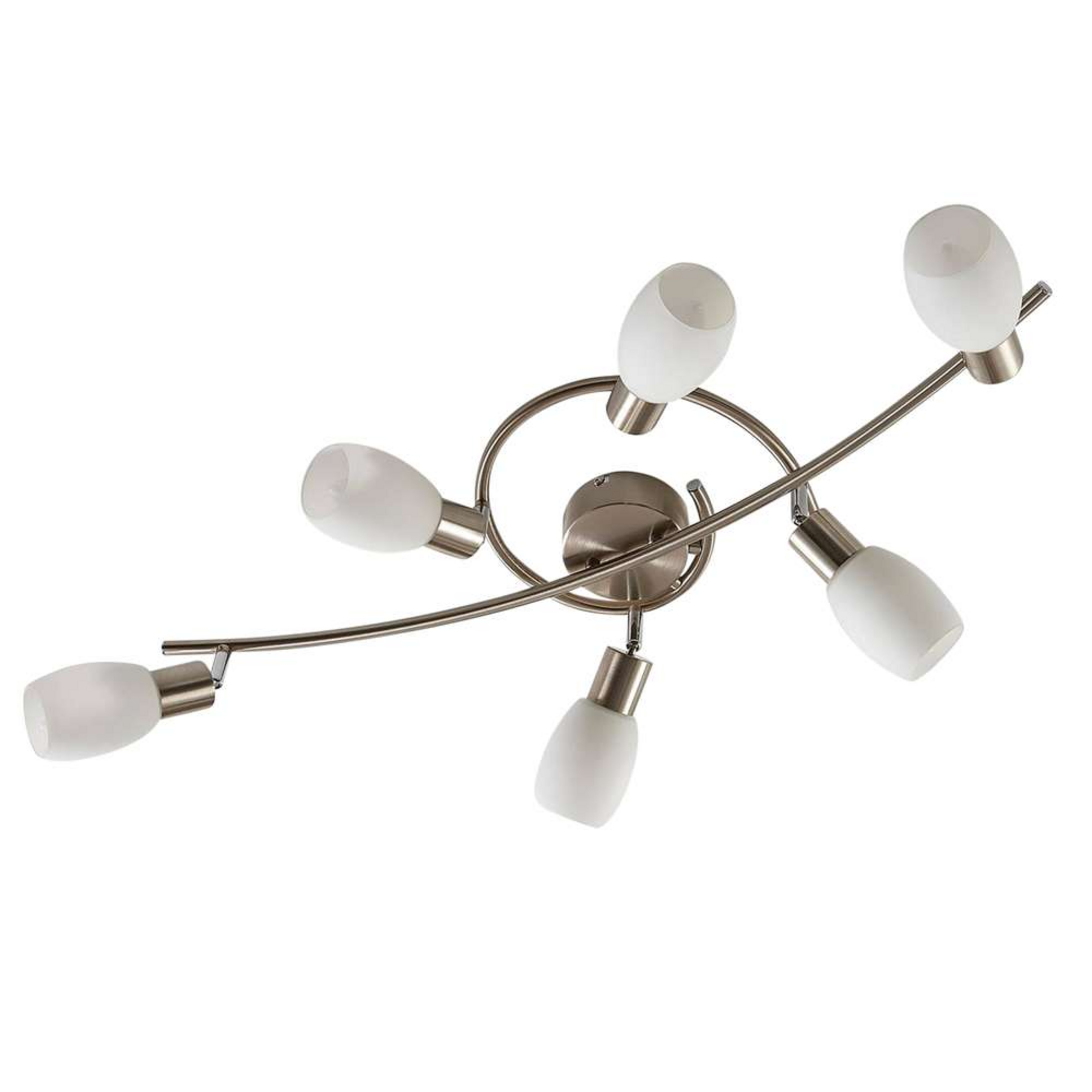 Arda Loftlampe Whie/Nickel - Lindby