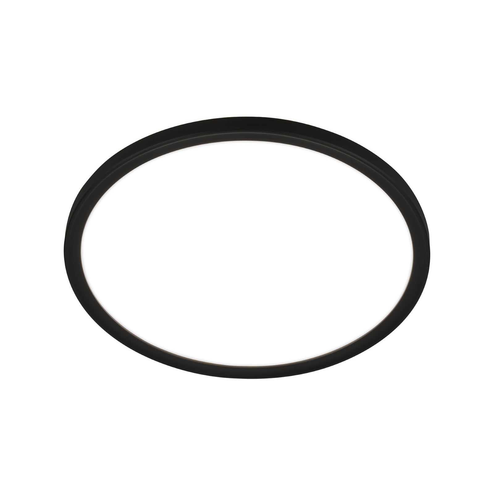 LED lubų šviestuvas „Move Sensor“, juodas, Ø 29 cm, IP44, 4000K