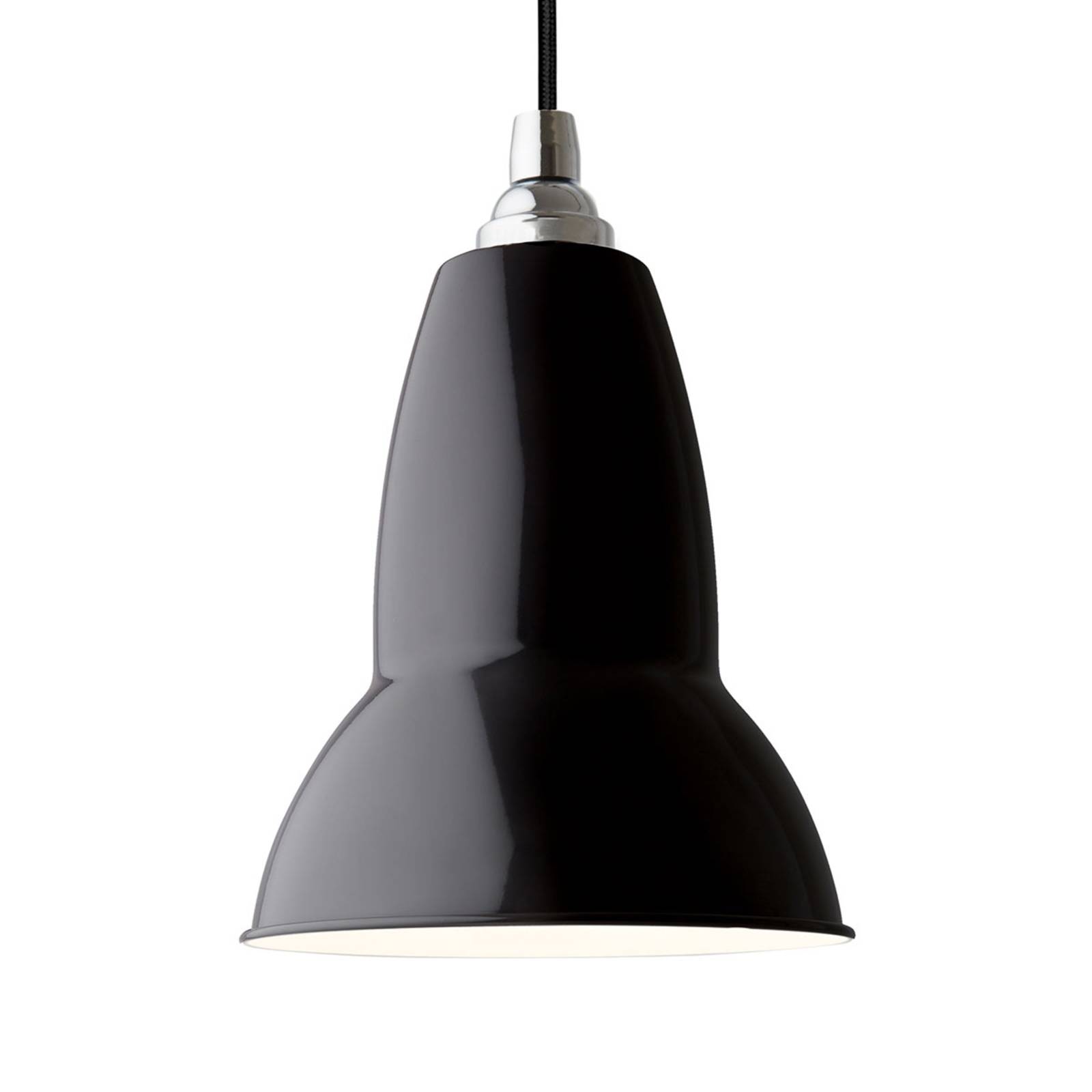 Anglepoise Original 1227 hanging lamp black, for Living / Dining Room, steel, E27, 20 W, energy efficiency: A++, H: 15 cm