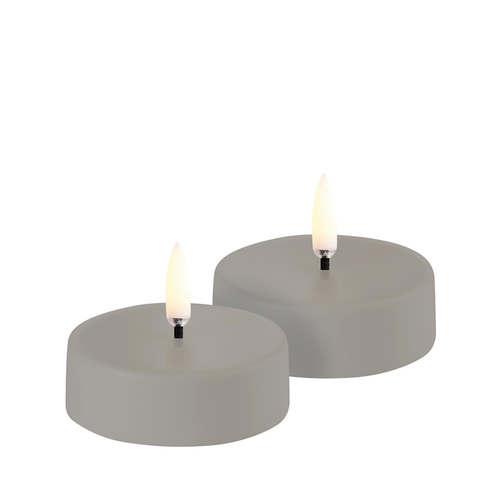 Újratölthető Teafény LED 2-pack Maxi 6x2,3 cm Sandstone Plain - Uyuni Lighting