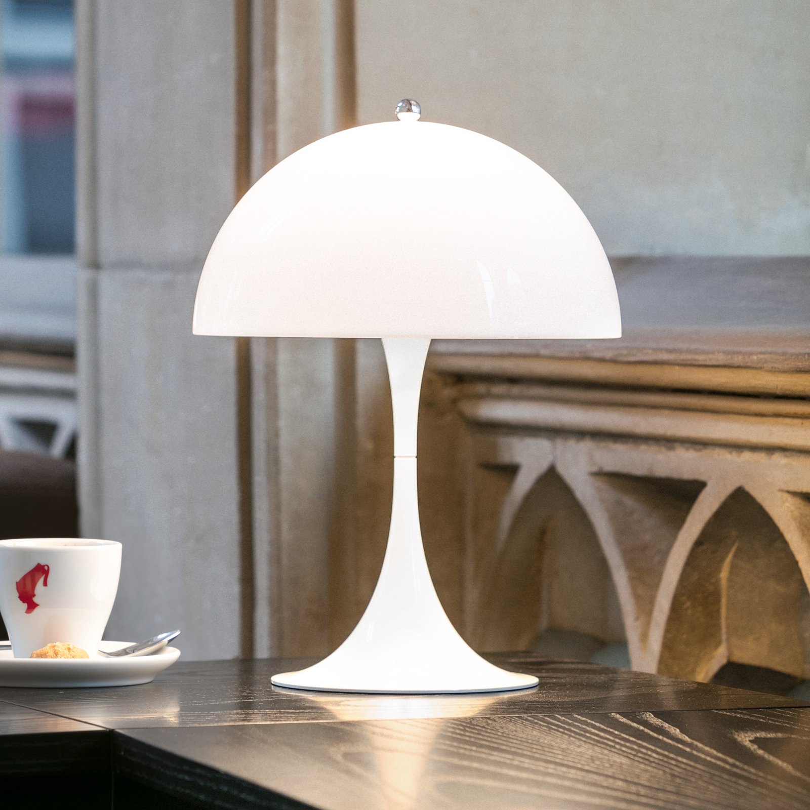 Panthella 250 Prijenosni Stolna lampa Opal - Louis Poulsen