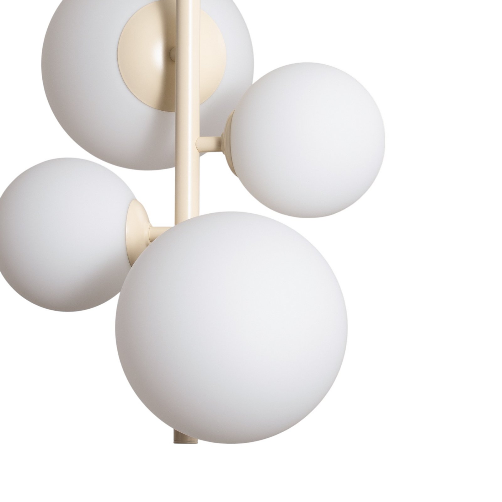 Hängeleuchte Dione, opal/creme, 4-flammig