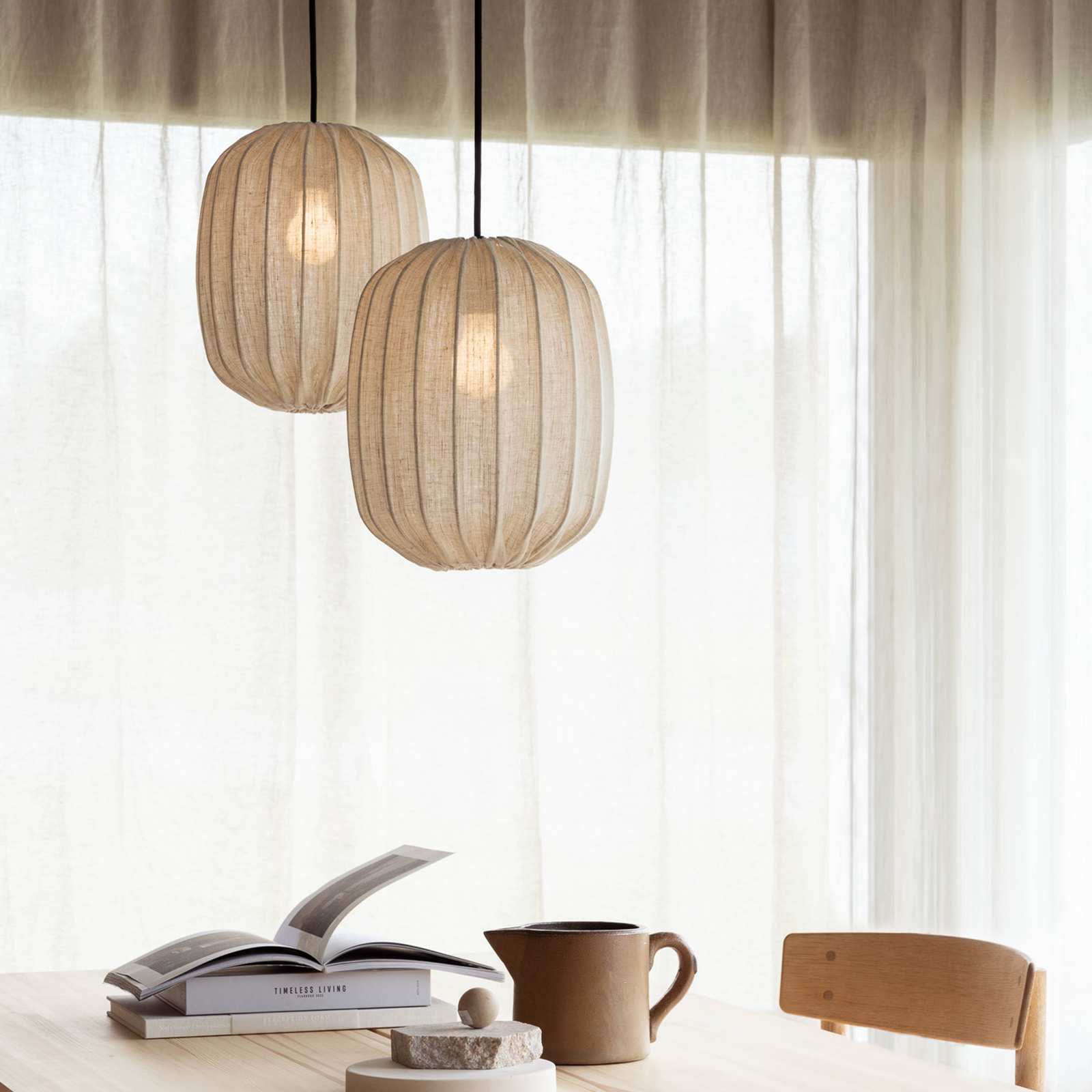 Prisma 25 Schirm Linen Natural - Watt & Veke