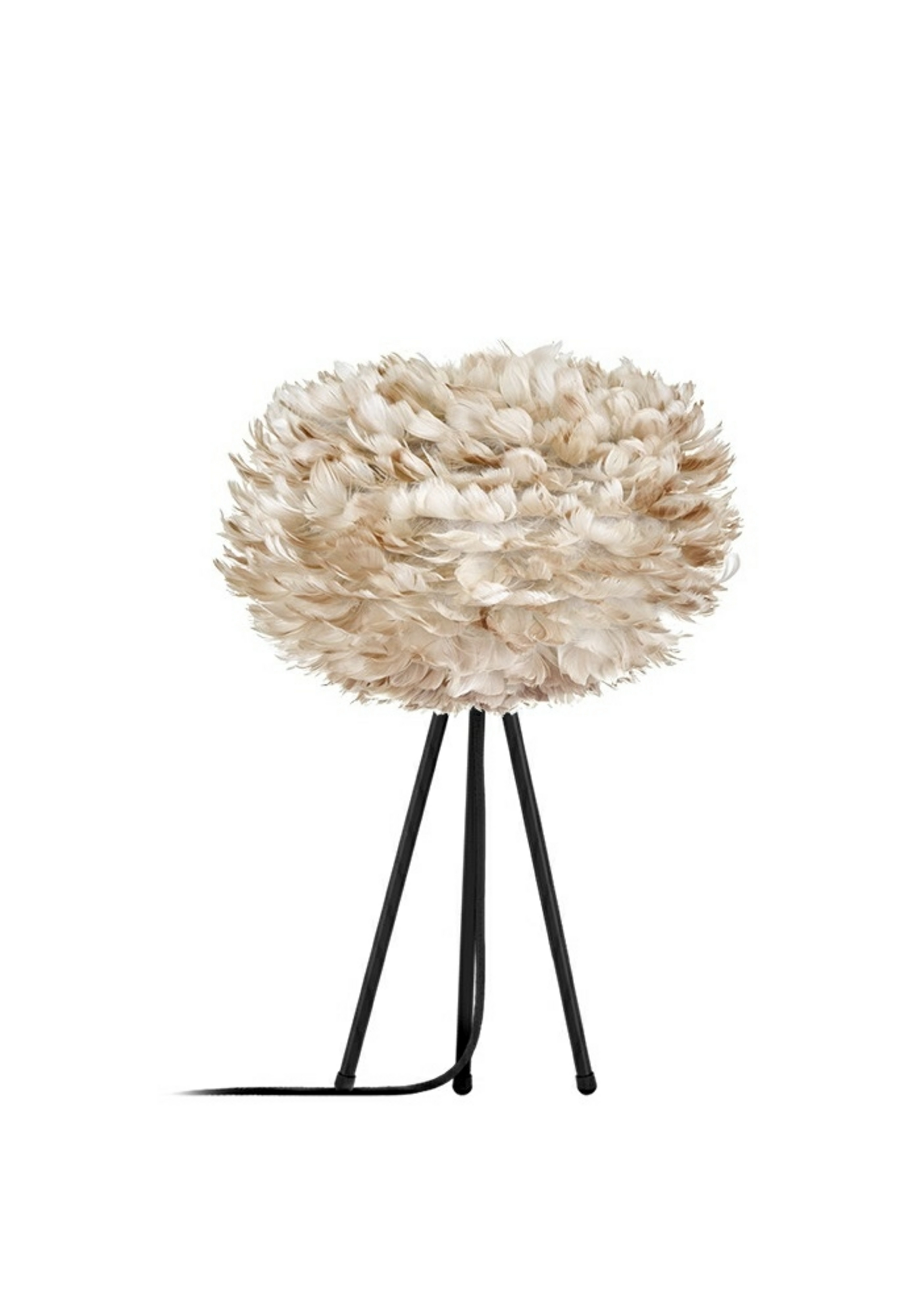 Eos Lámpara de Sobremesa Medium Claro Marrón/Negro - UMAGE