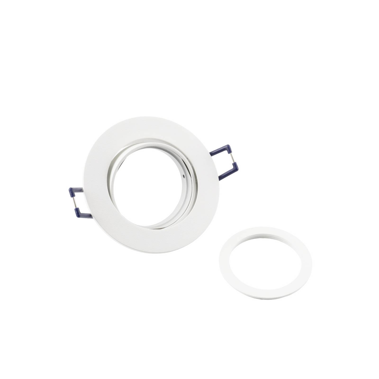 Deckeneinbauleuchte Samsola, weiß, Ø 8 cm, Metall günstig online kaufen