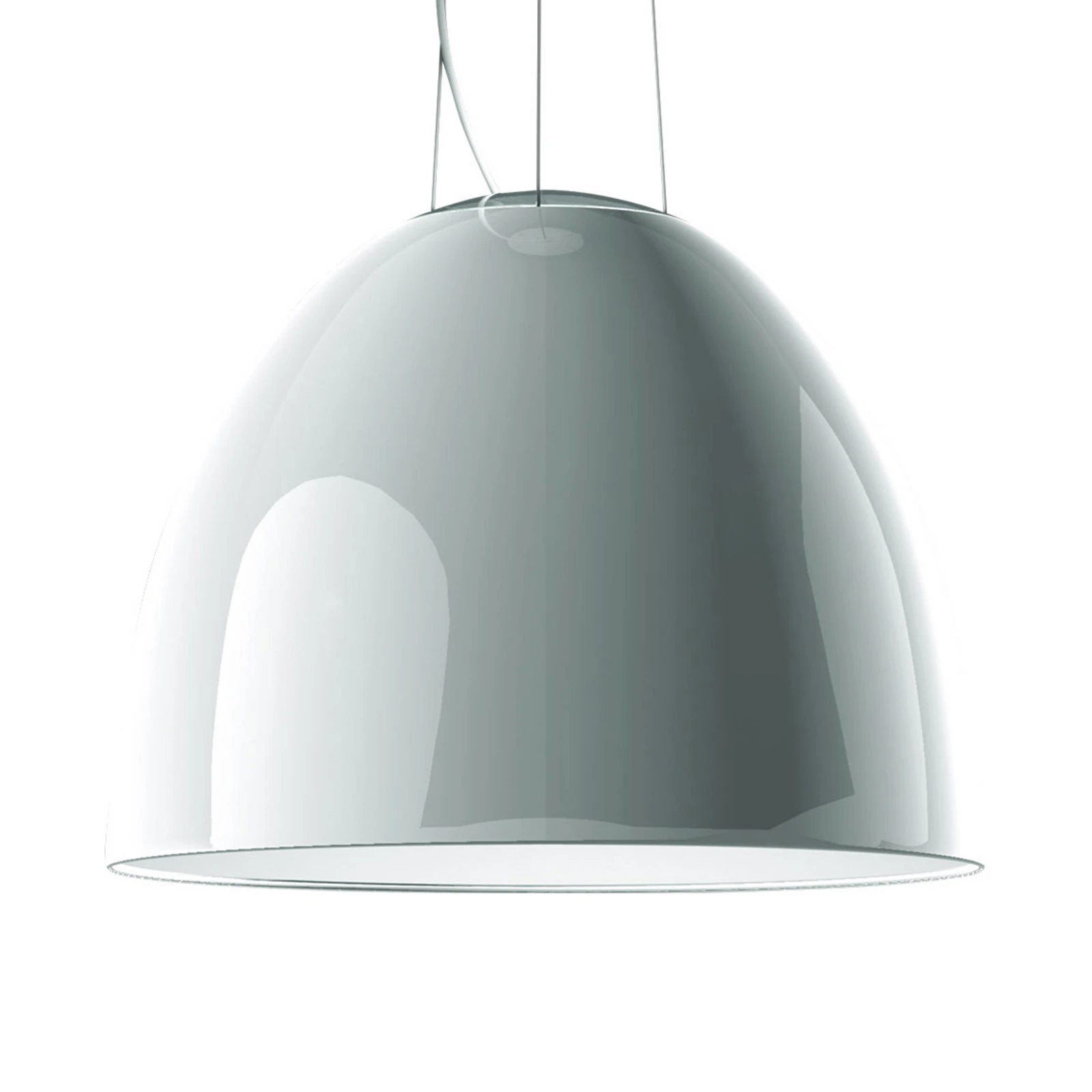 Artemide Nur Gloss Hängeleuchte, weiß glänzend